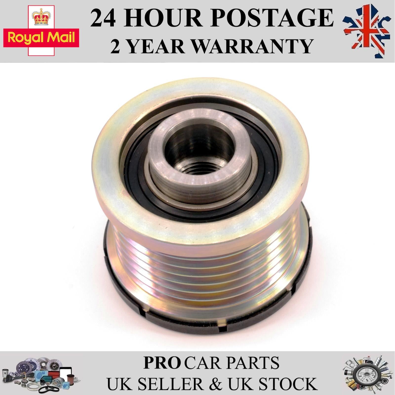 Alternator Freewheel Clutch Pulley 7 Channels Fits RENAULT Captur Clio Kadjar DACIA Dokker Logan FIAT Talento NISSAN Juke Qashqai 7701479093