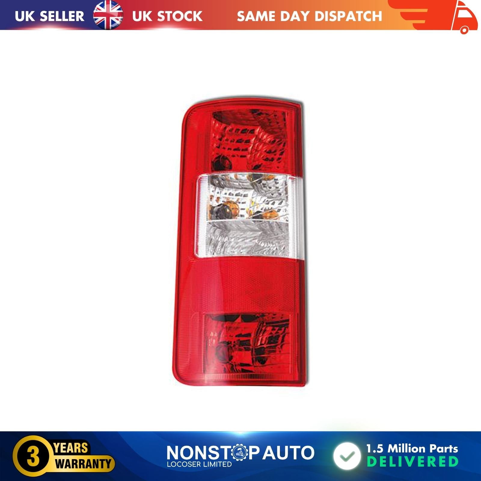 Rear Tail Light Lens / Right Side FOR FORD Transit Connect