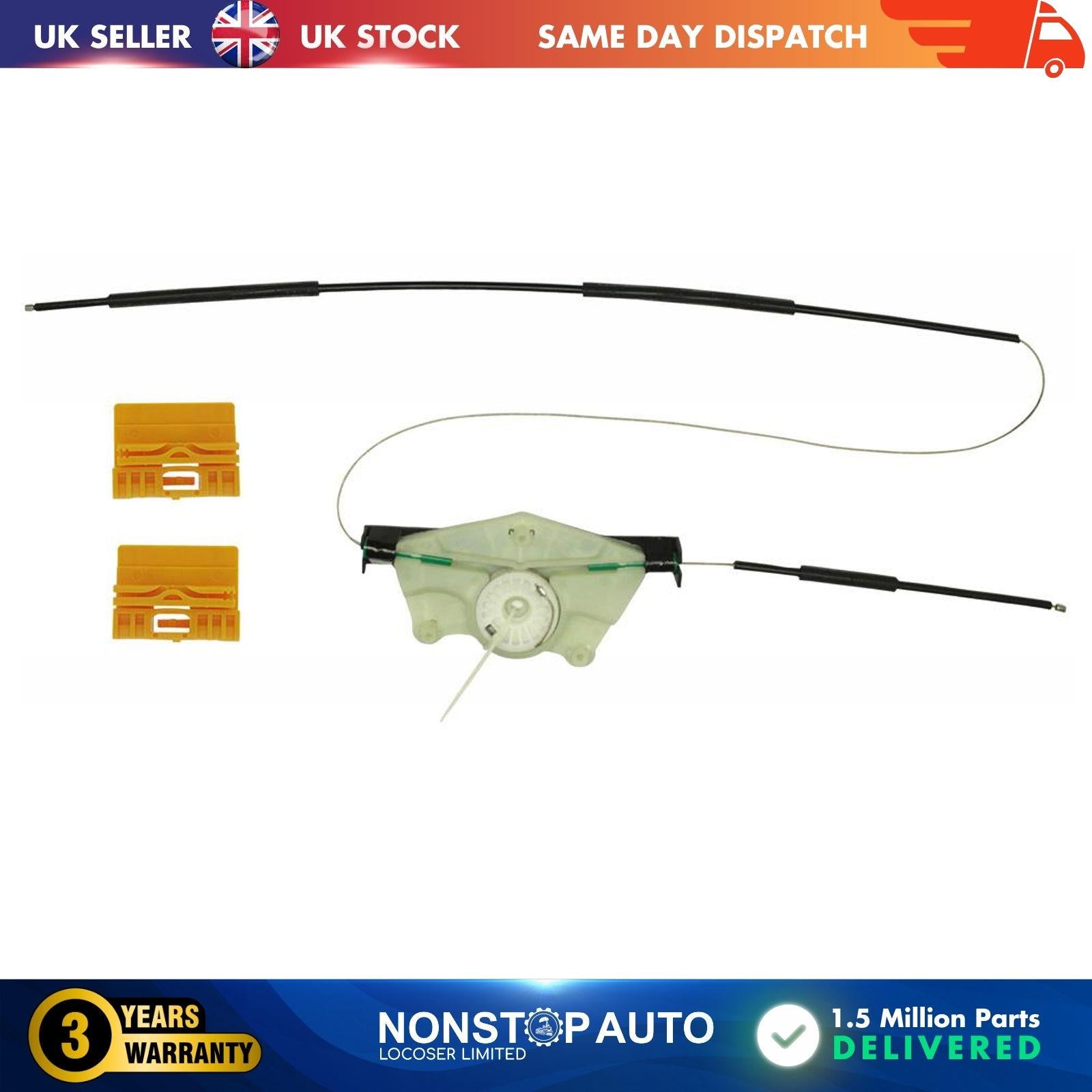 Fits VW Touareg PORSCHE Cayenne Window Regulator Repair Kit Front Right Side 95554246204