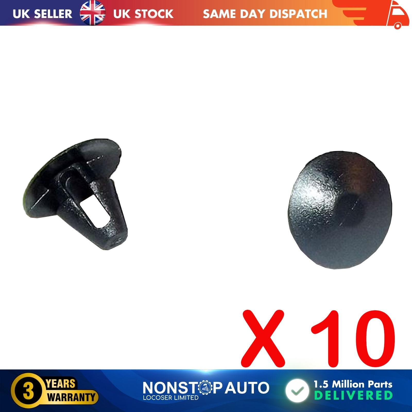 10X Weatherstrip & Trim Panel Retainer Clips For FIAT 4368201