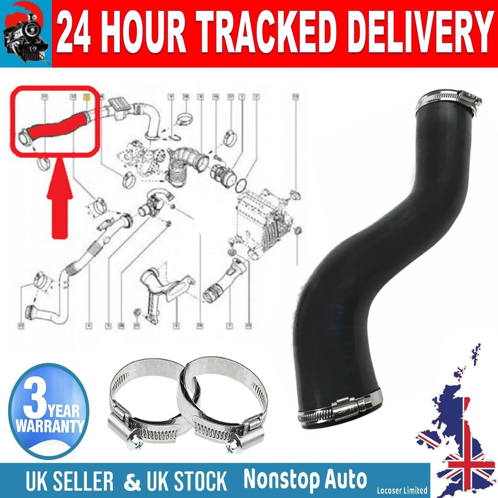 TURBO INTERCOOLER HOSE PIPE  FOR RENAULT KANGOO II 1.5DCI  8200775694