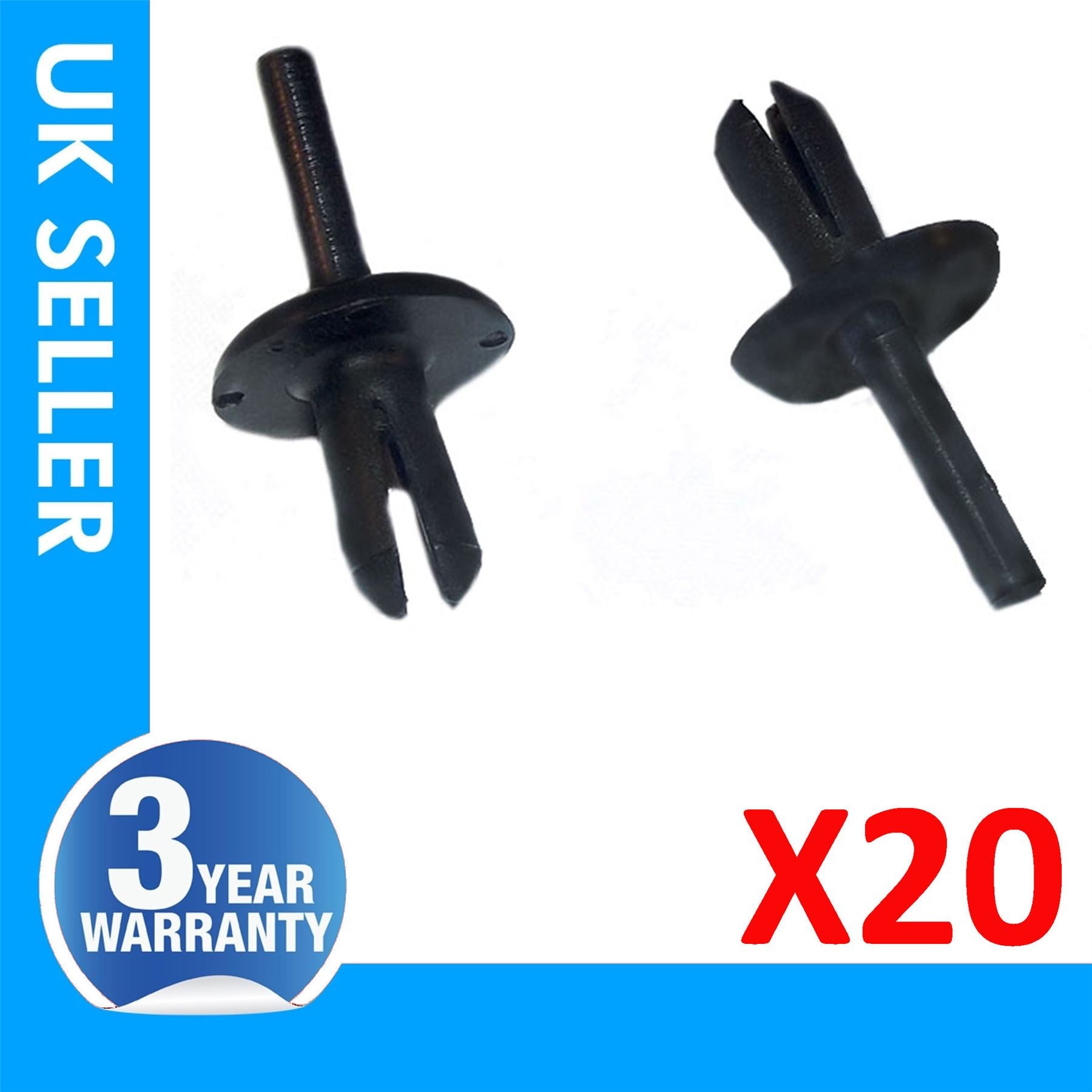 20X For Mercedes A Series Volvo 740 Vauxhall Opel Wheel Arch Moulding Panel Splash Guard Clips 0009904529