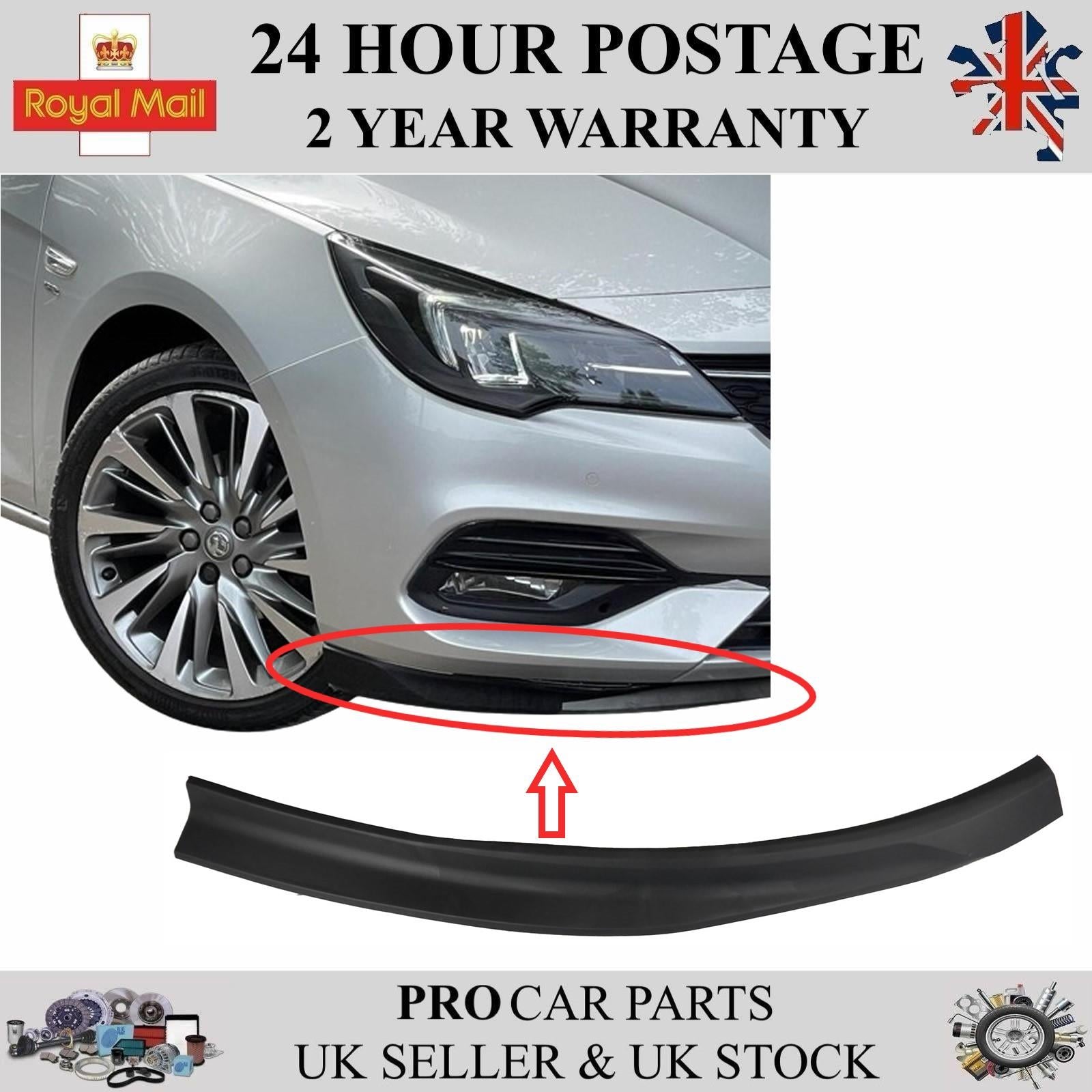 Front Bumper Lip Spoiler Splitter Right For VAUXHALL Astra K 2019-2022 39163590