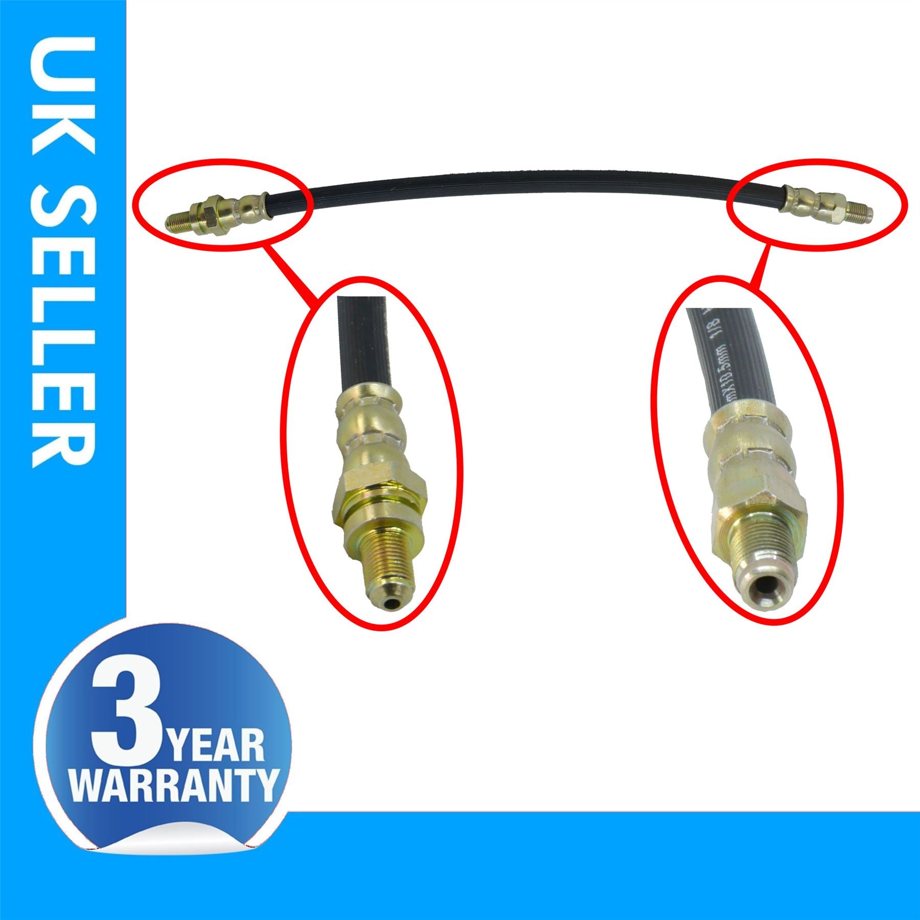 Rear Brake Hose Pipe 9 For FORD Fiesta Mk4 Puma Mazda Demio  121 6FB2282AC
