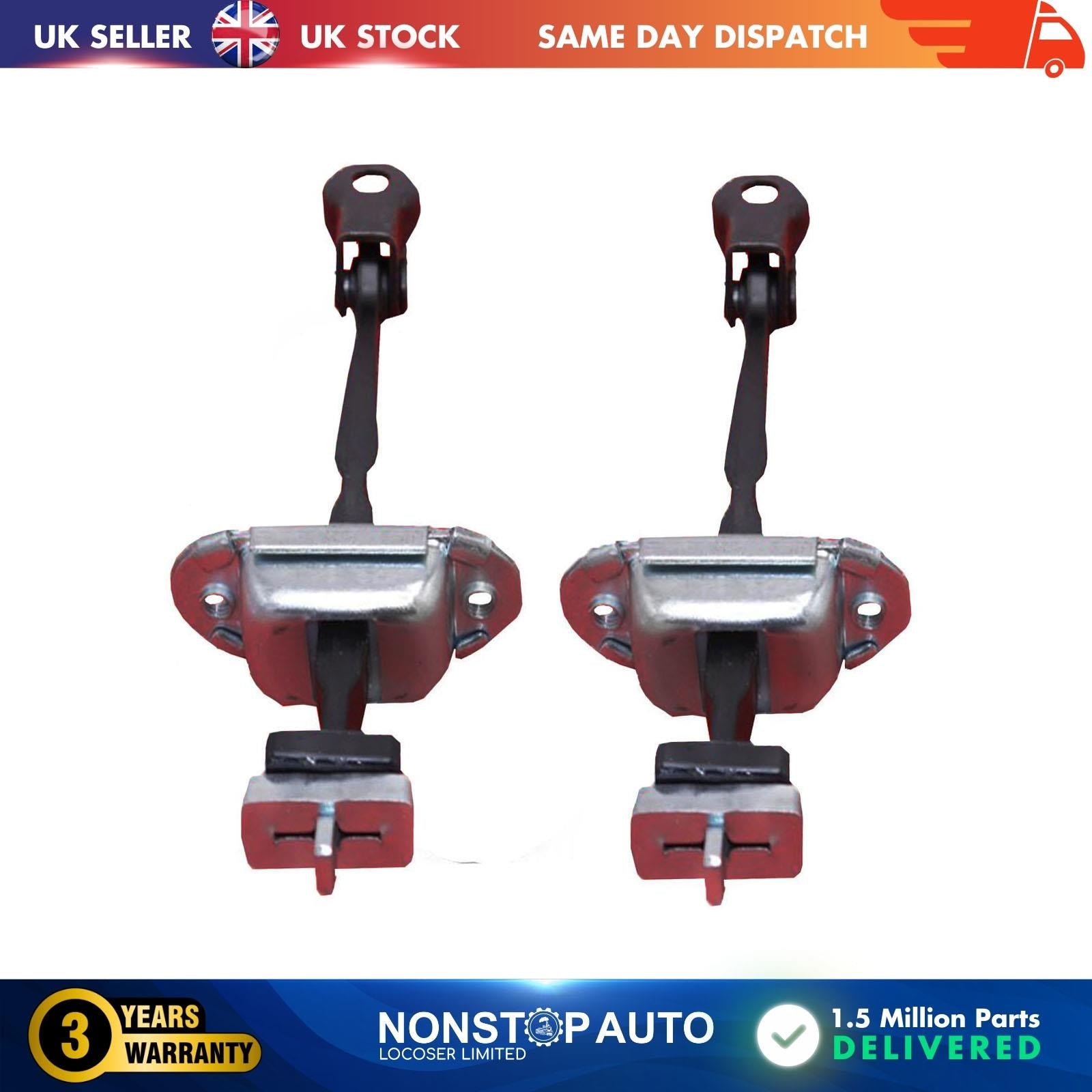 2 X Front Door Hinge Stop Check Strap Limitery Right and Left Side Fits HONDA Civic VIII 72340SNLT01