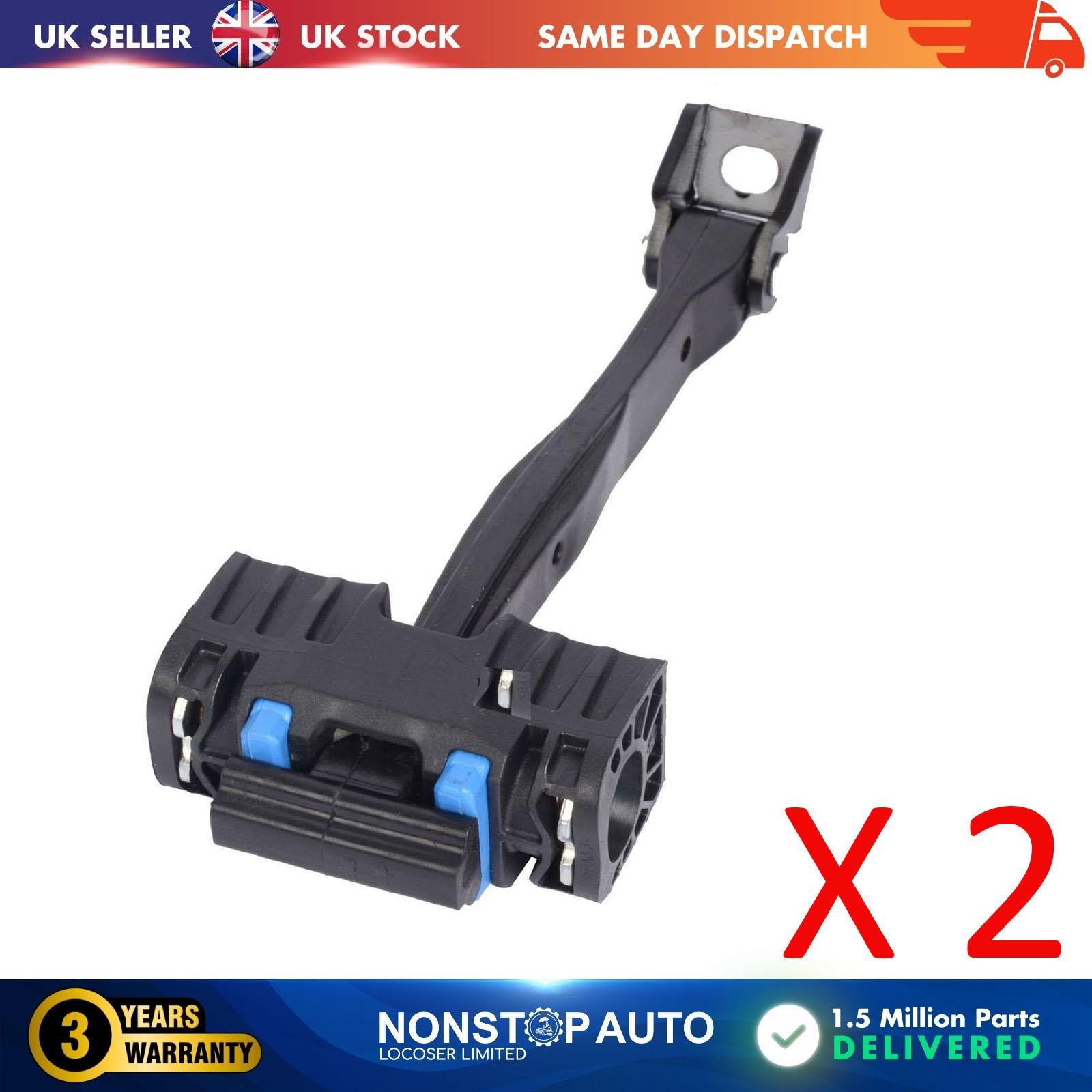 2 X Rear Door Hinge Stop Check Strap Limitery Right and Left Side Fits AUDI Q5  PORSCHE Macan  8R0839249F
