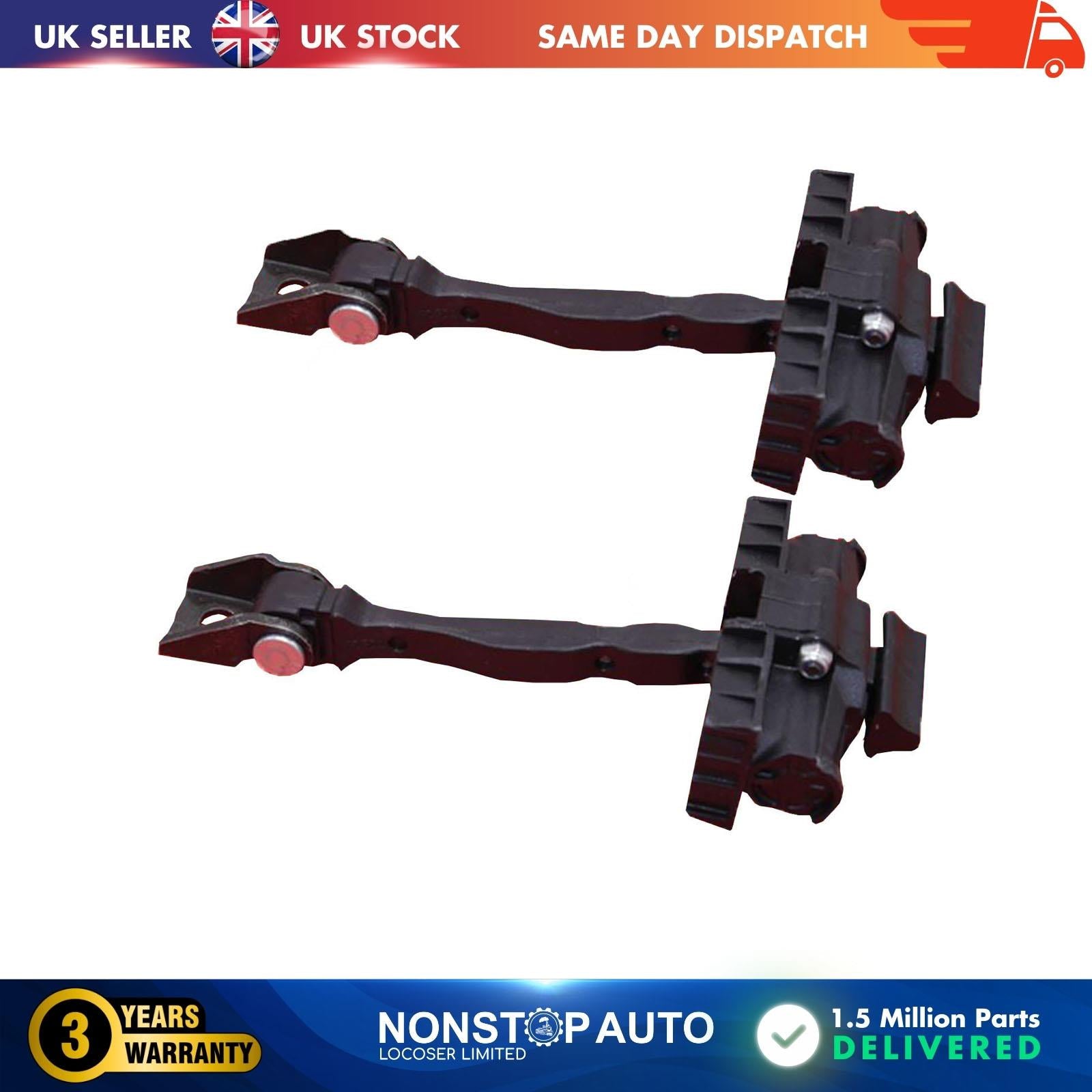 2X Front Door Hinge Stop Check Strap Limitery Right Left Side Fits SKODA Rapid