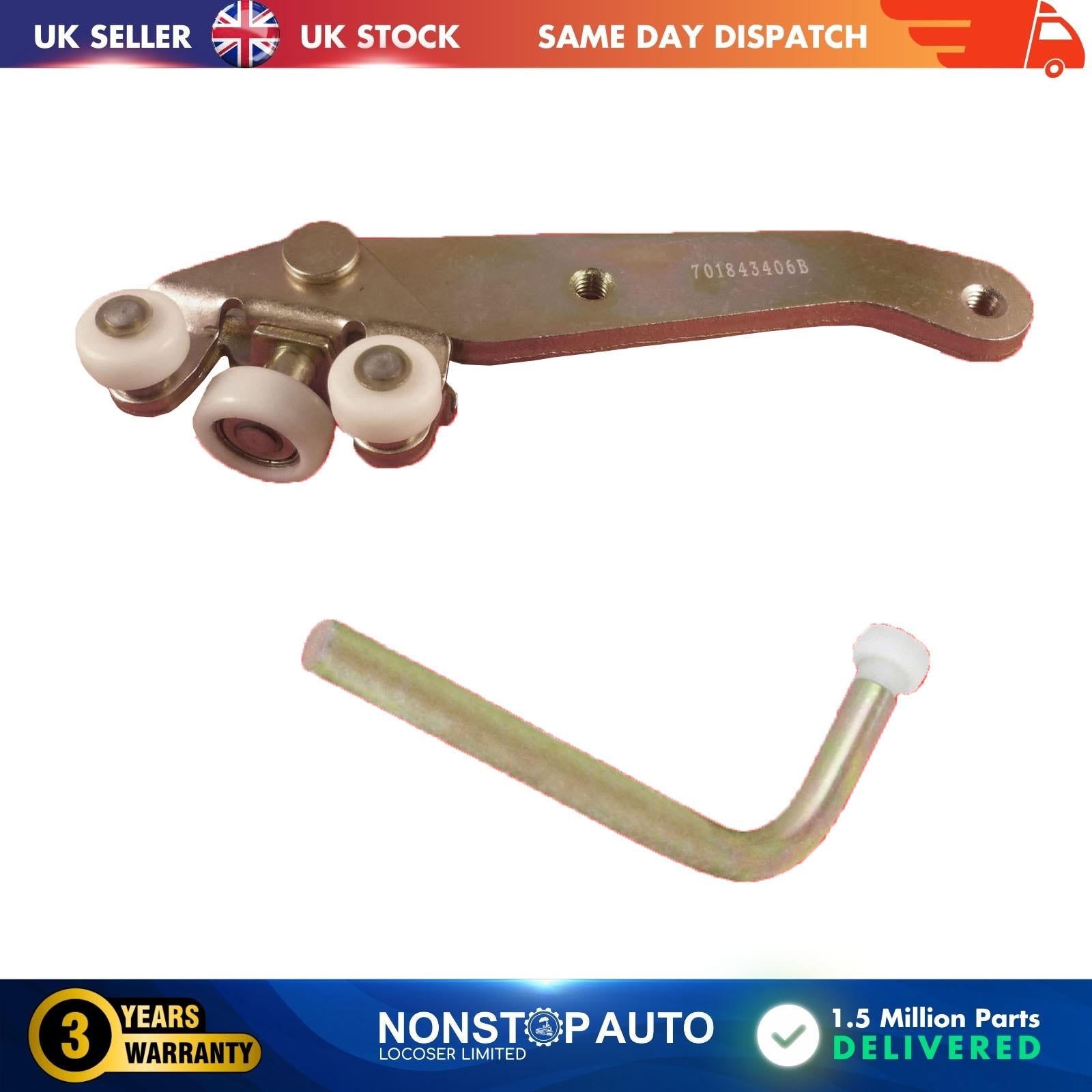 Sliding Door Roller Guide Hinge Bottom Top Right Side Fits VW Transporter T4 701843436
