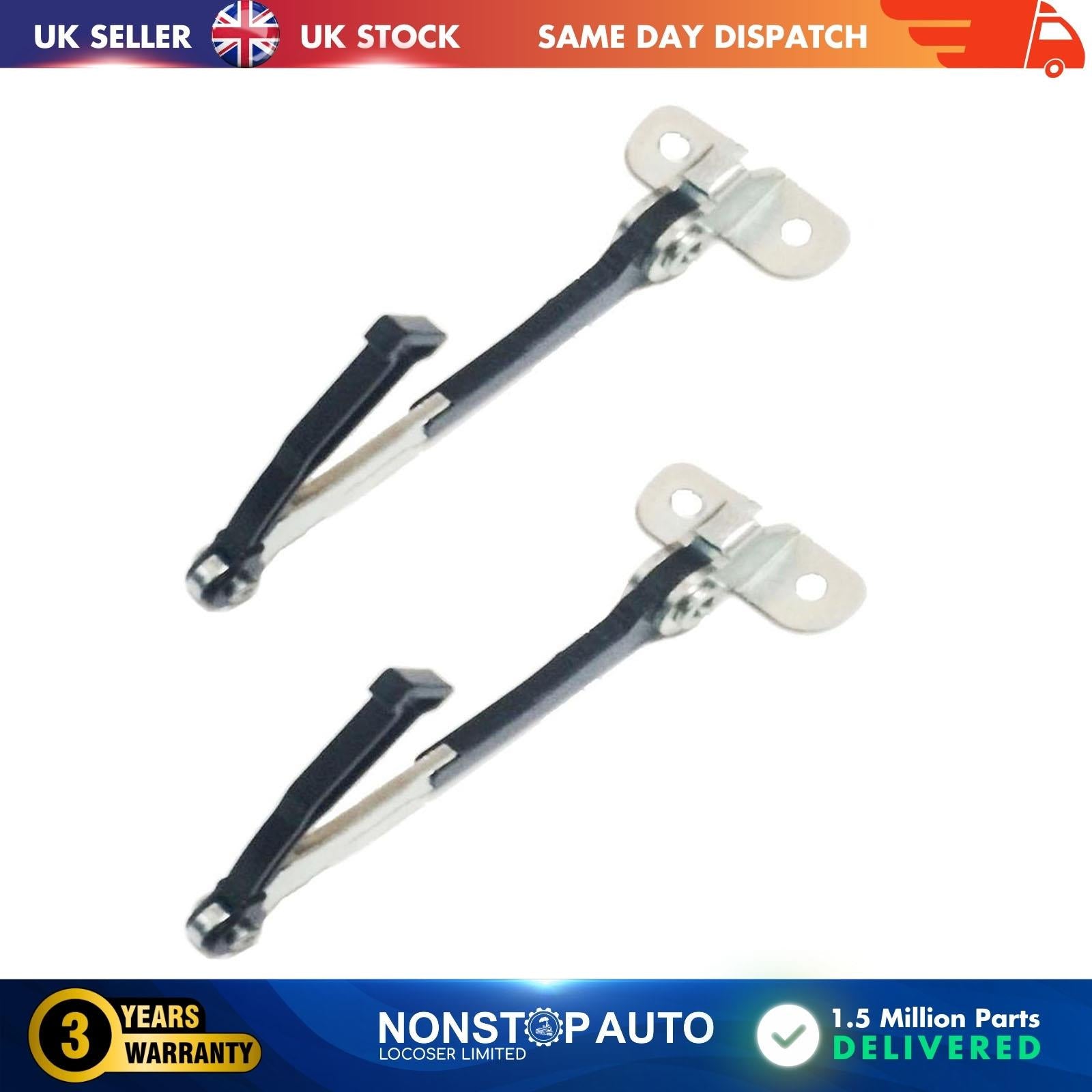 2 X Trunk Door Hinge Twin Door with Plastic Fits FIAT Doblo II  51801197