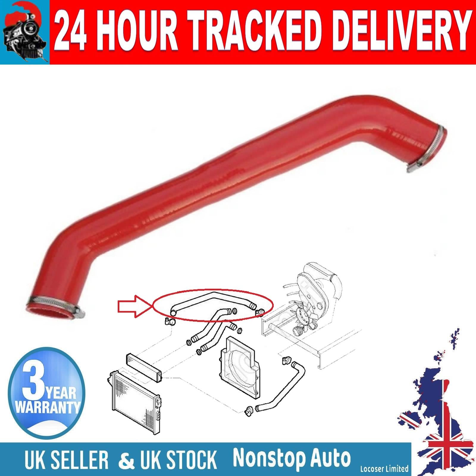 TURBO INTERCOOLER HOSE PIPE SILICONE FOR  IVECO DAILY III 504005967