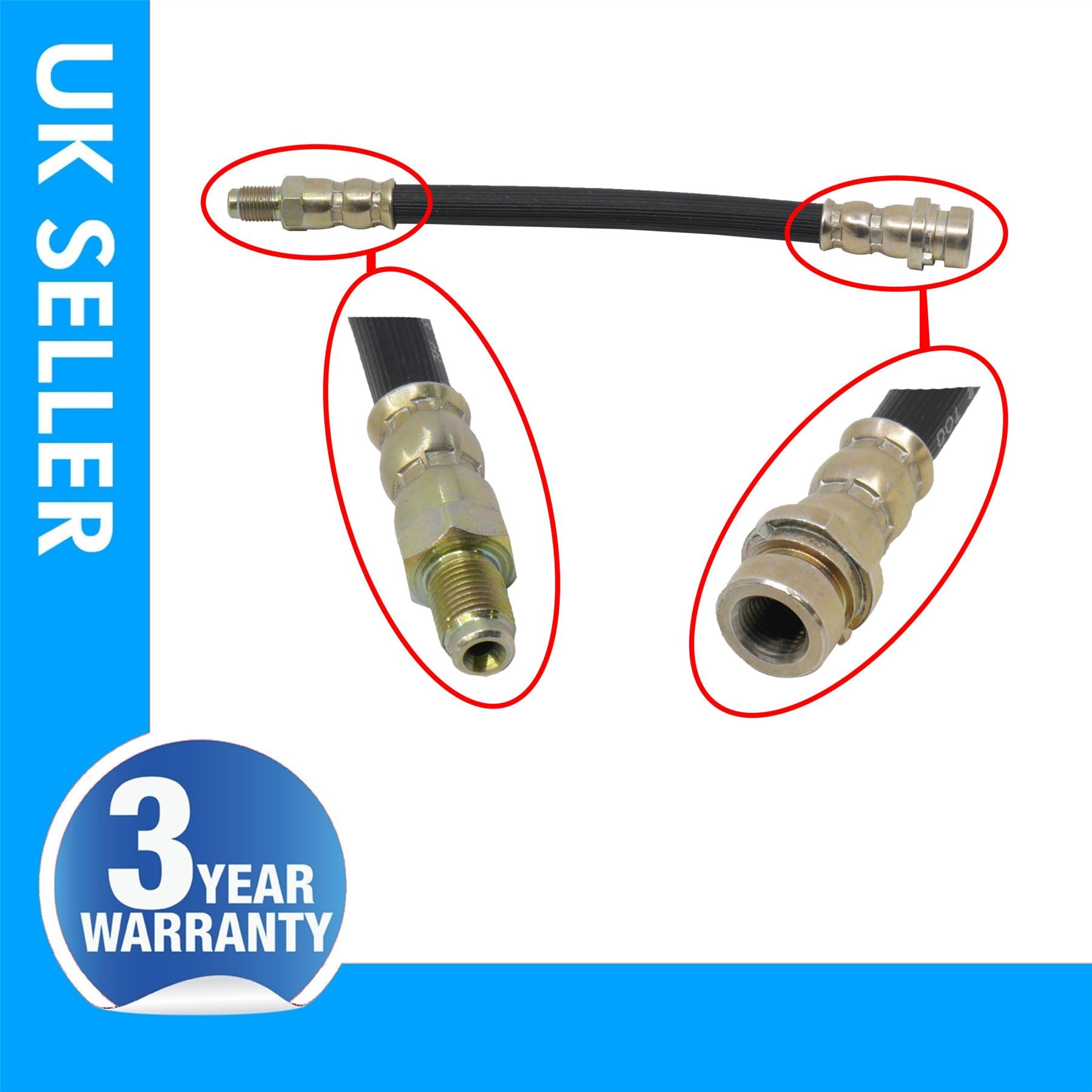 Rear brake hose Pipe Left & Right Side For FORD Focus Mk1 98AG2282CB