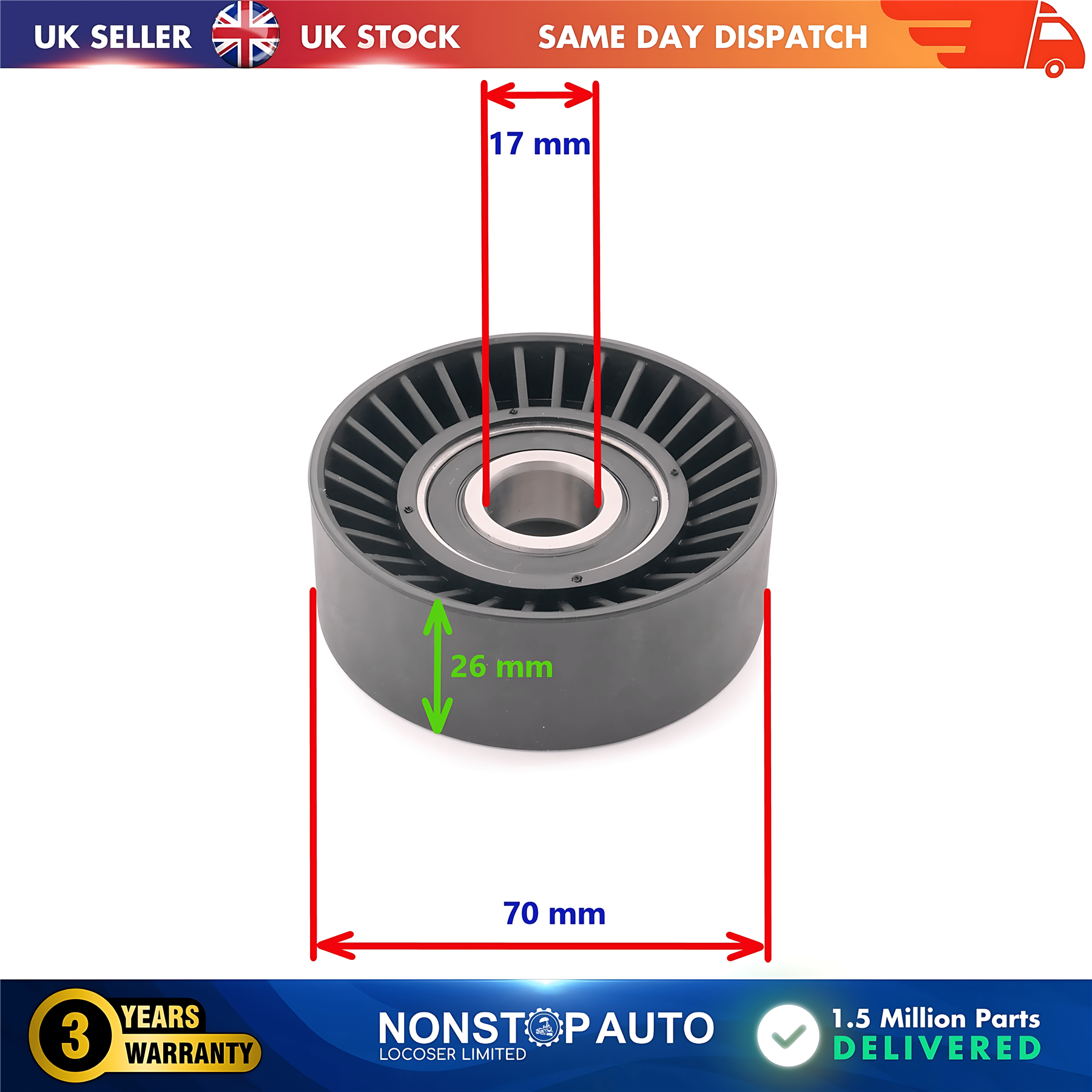 Fan Belt Tensioner Pulley V Ribbed Belt Idler For LOTUS 2 Eleven Elise Exige TOYOTA Avensis Celica Corolla MR2 III RAV 4 II Wish 531089110