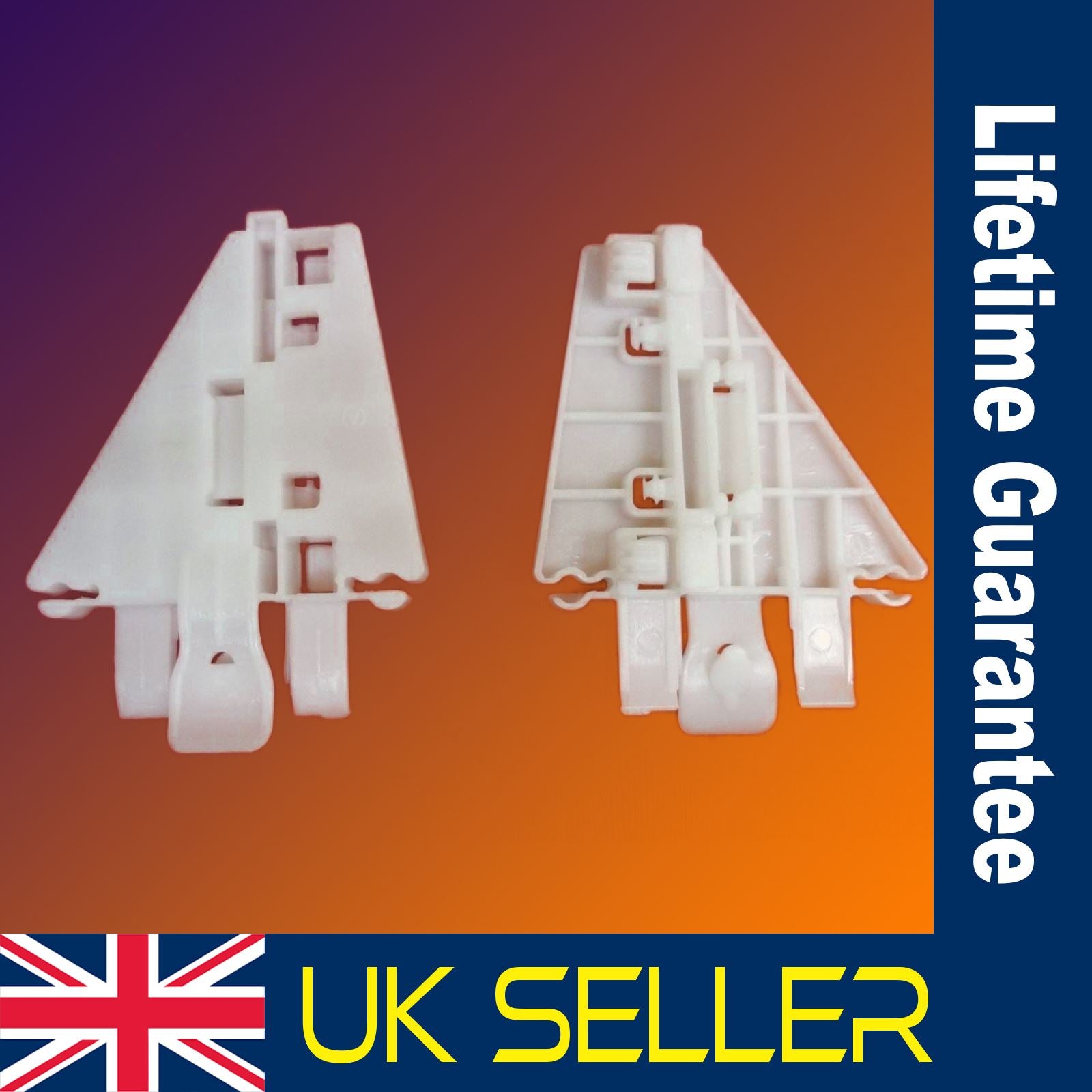 Fits ALFA ROMEO 156 Window Regulator Repair Kit Clips Rear Right Side