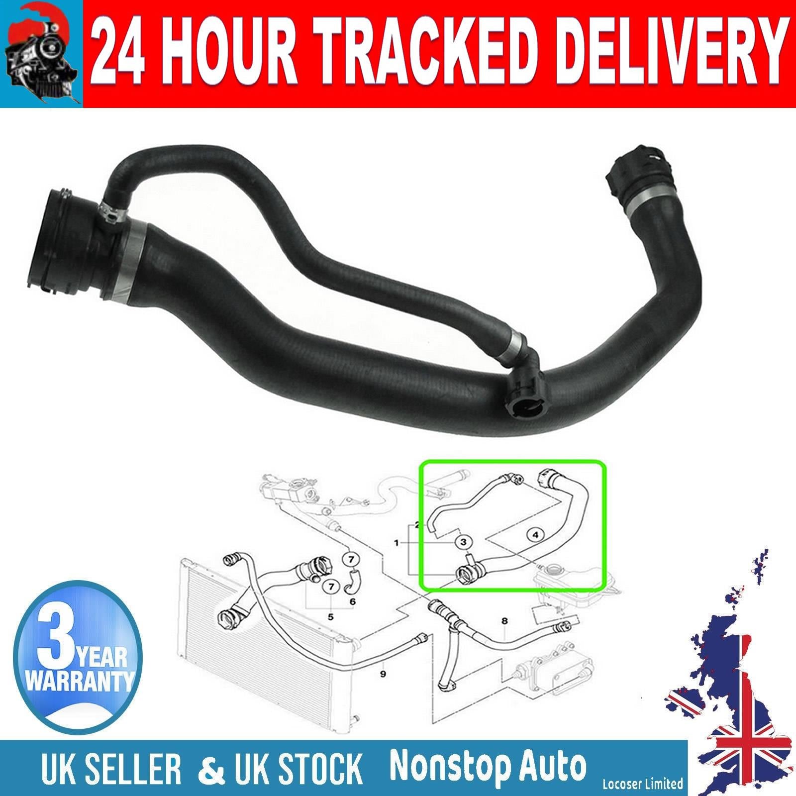 TURBO INTERCOOLER  HOSE PIPE FOR BMW 5 (E60) 525 d 530 d 535 d Touring (E61) 525 d 530 d 6 (E63) 635 d 6 Convertible (E64) 635 d 17127787449