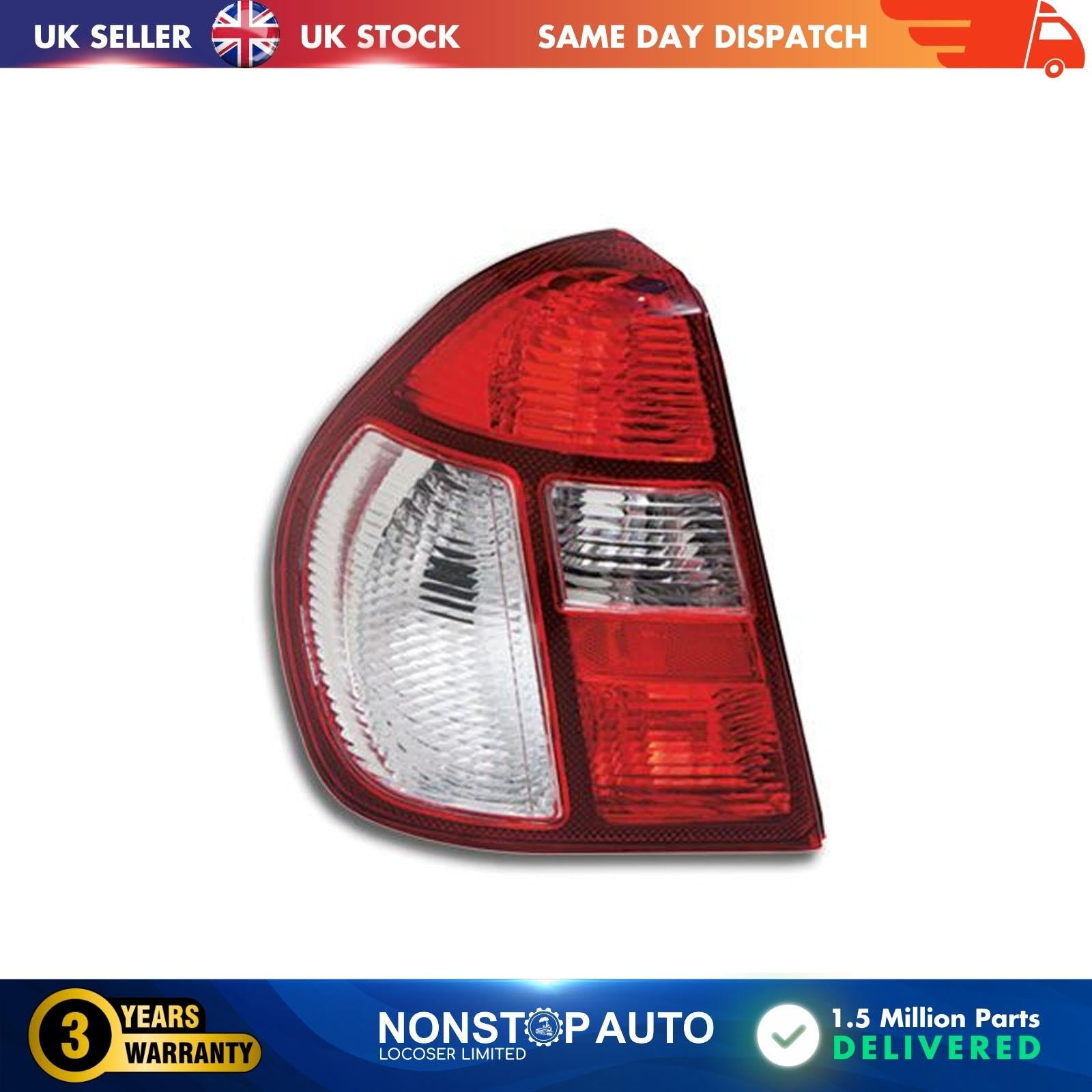Rear Tail Light Lamp Without Bulb Holder / Left Side For RENAULT CLIO