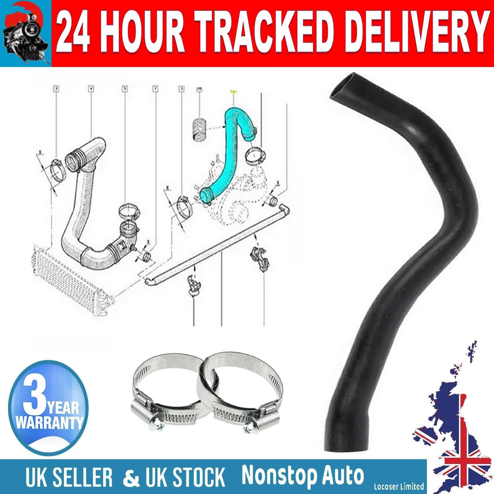 TURBO INTERCOOLER HOSE PIPE FOR NISSAN INTERSTAR OPEL VAUXHALL MOVANO A RENAULT MASTER II 8200140254