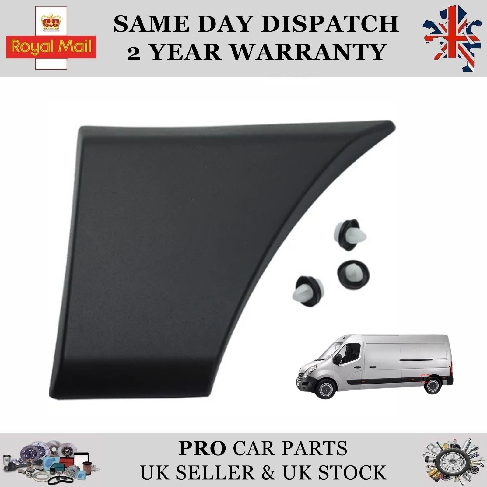 For NISSAN NV 400 Door Moulding Strip Panel Rear Left Side 768F20004R