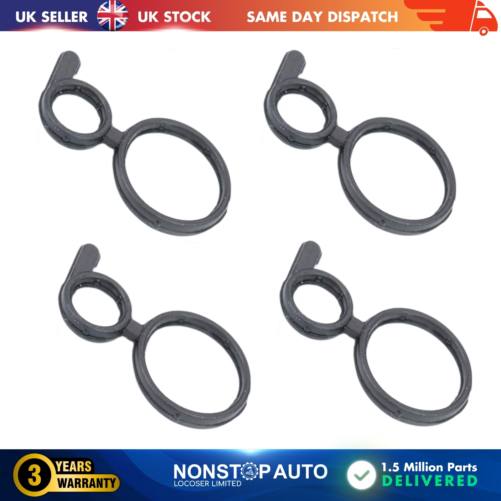 4X CYLINDER HEAD GASKET SEAL FOR ALPINA D3 D4 D5 XD3 XD4 BMW 1 2 3 4 5 6 7 8 X1 X2 X3 X4 X5 X6 X7 MINI F55 F56 F54 F60 F57 R58 R61 R59 TOYOTA AURIS 11317801703