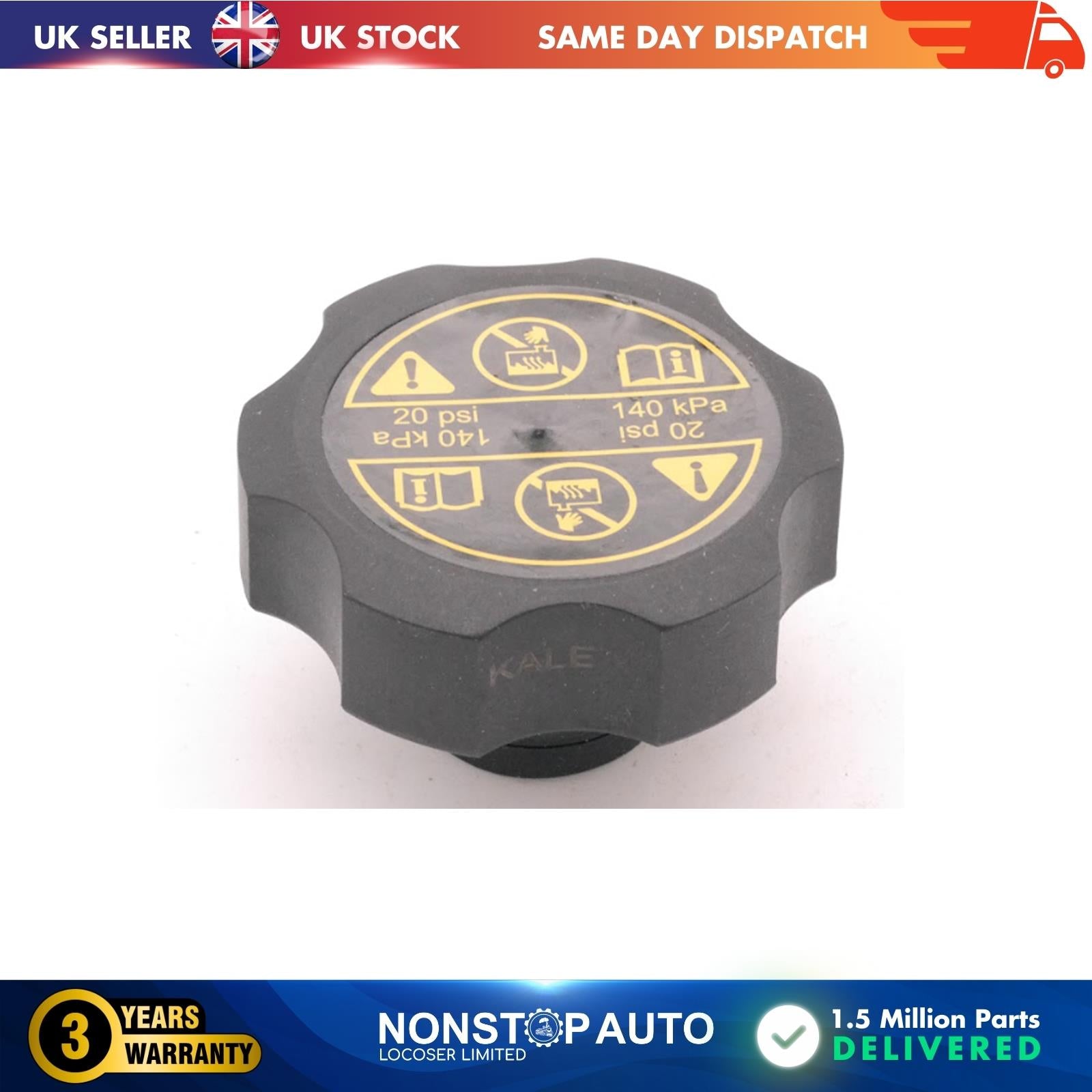 RADIATOR CAP FOR CHEVROLET AVEO CRUZE MALIBU ORLANDO SPARK TRAX VAUXHALL ADAM AMPERA ASTRA H J K CASCADA CORSA D E INSIGNIA A B KARL MERIVA B MOKKA ZAFIRA SAAB 9-5 358525