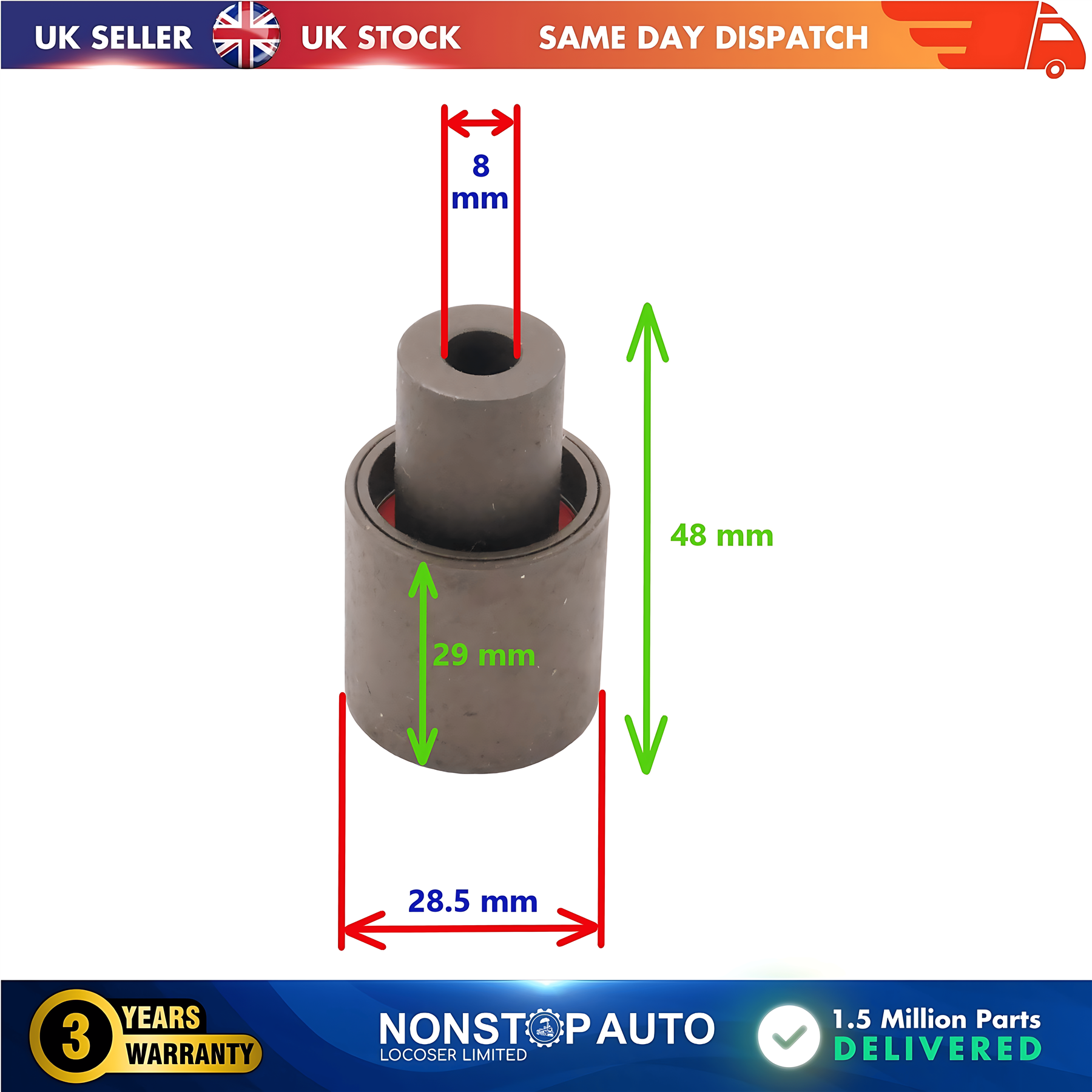 Fan Belt Tensioner Pulley V Ribbed Belt Idler For AUDI A3 SEAT Cordoba Ibiza II III Leon Toledo II Inca SKODA Fabia I Octavia I VW Bora I Caddy II Golf IV New Beetle Polo III IV 038109244E