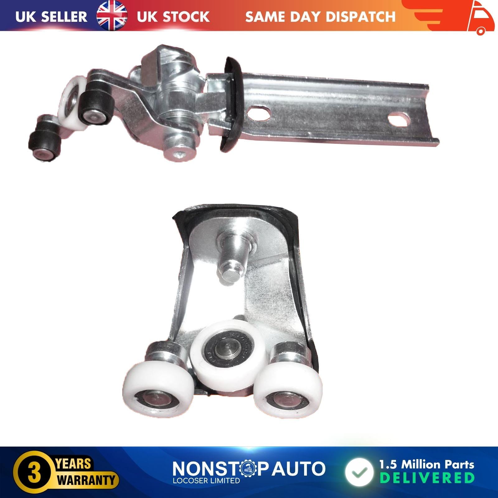 2X Sliding Door Roller Guide Hinge Middle Top Fits IVECO Daily