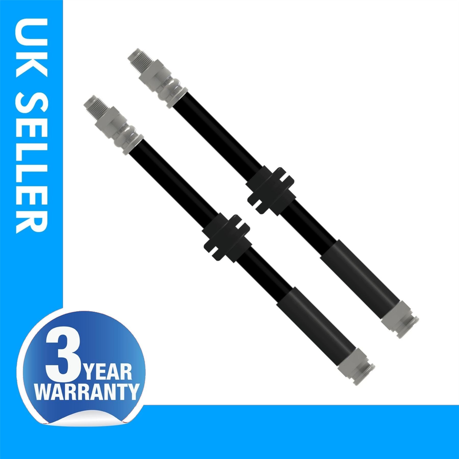 2 X Front brake hose Pipe For PEUGEOT Bipper CITROEN Nemo 4806J9