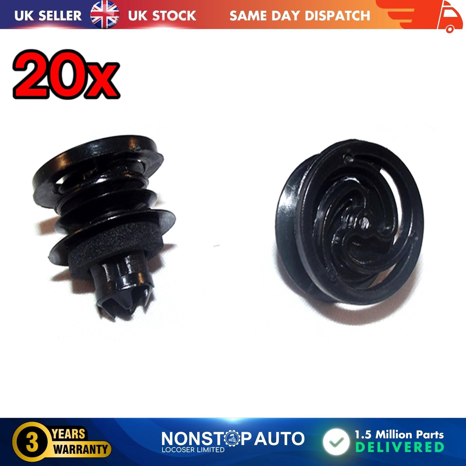 20x SKODA SEAT VW Golf Bora Passat Door Trim Panel Clips