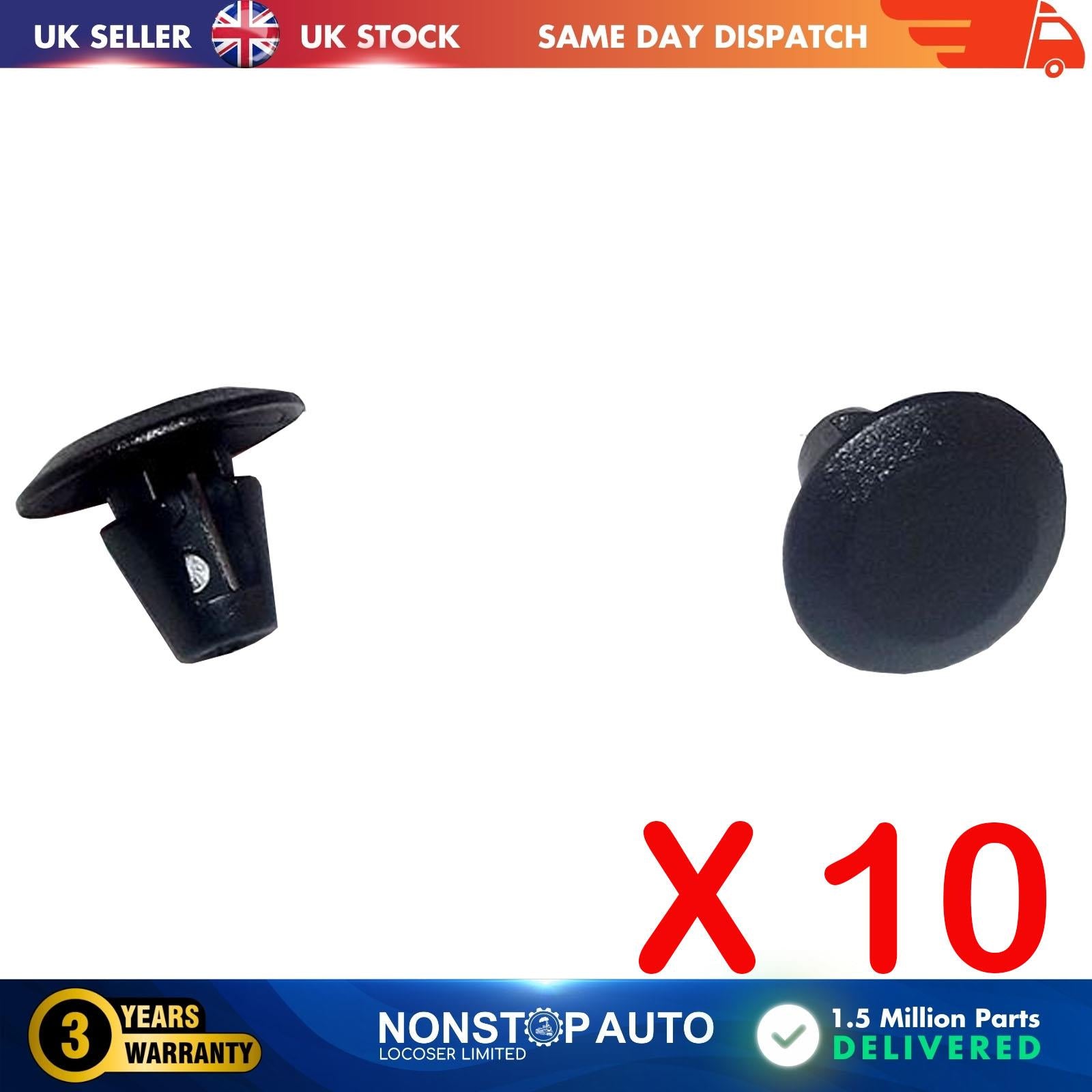 10 X FOR FIAT ALFA ROMEO LANCIA Floor Door Panel Trim Carpet Floor Clips 7677865