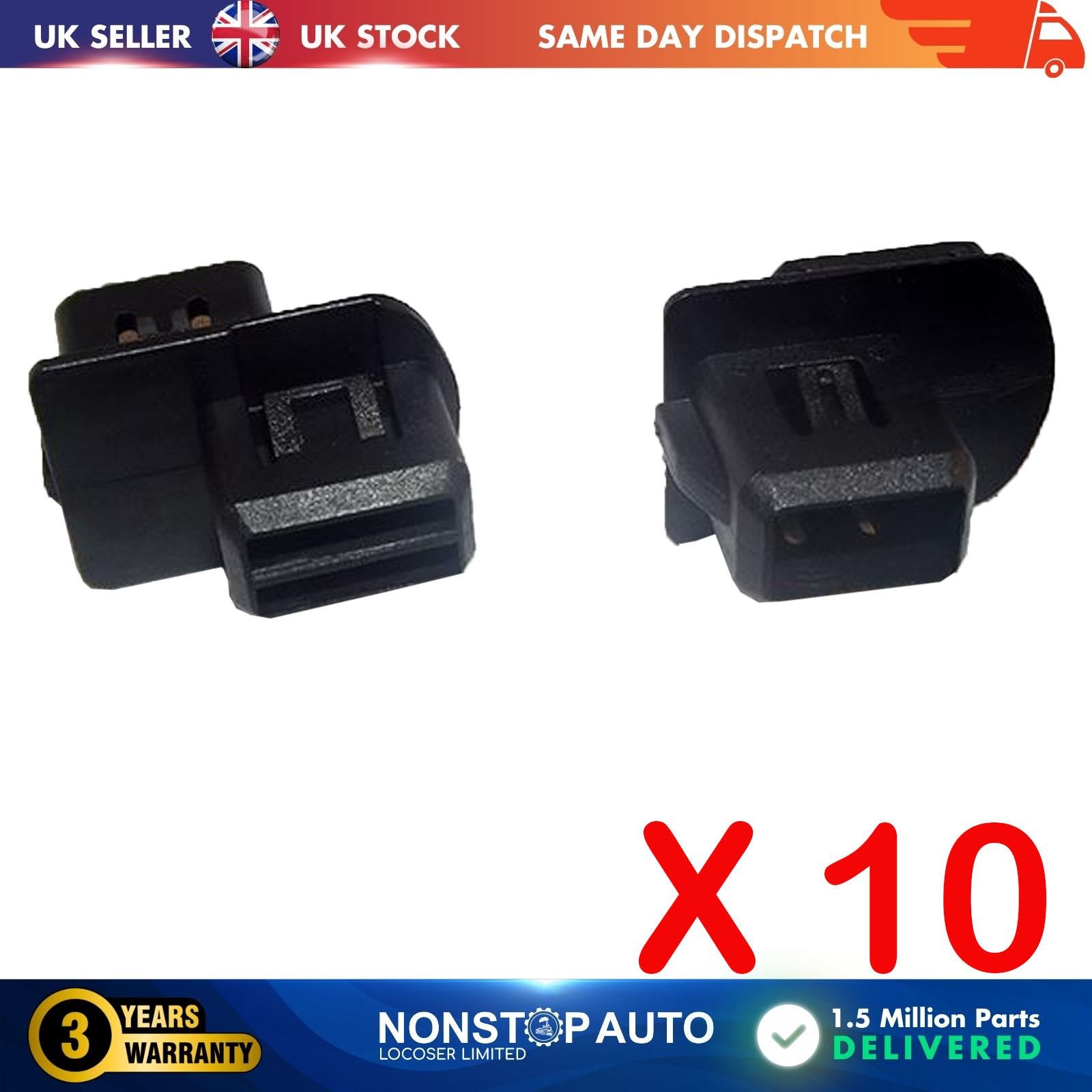 10 X Bumper Retainer Clips Fits NISSAN Micra C+C III Micra III