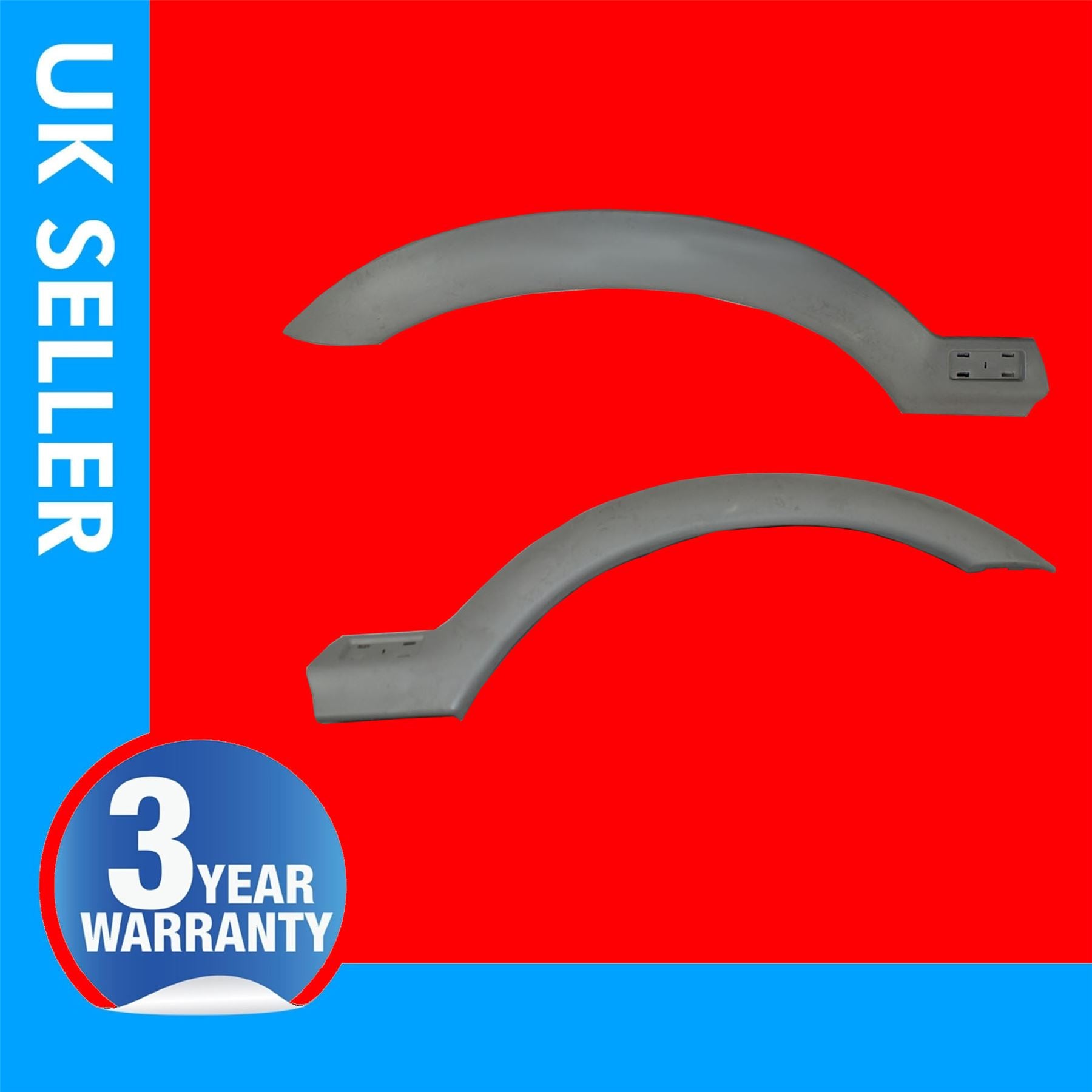 2 X Front Moulding Wheel Arch Trim Paintable Vauxhall Opel Zafira A 1106015