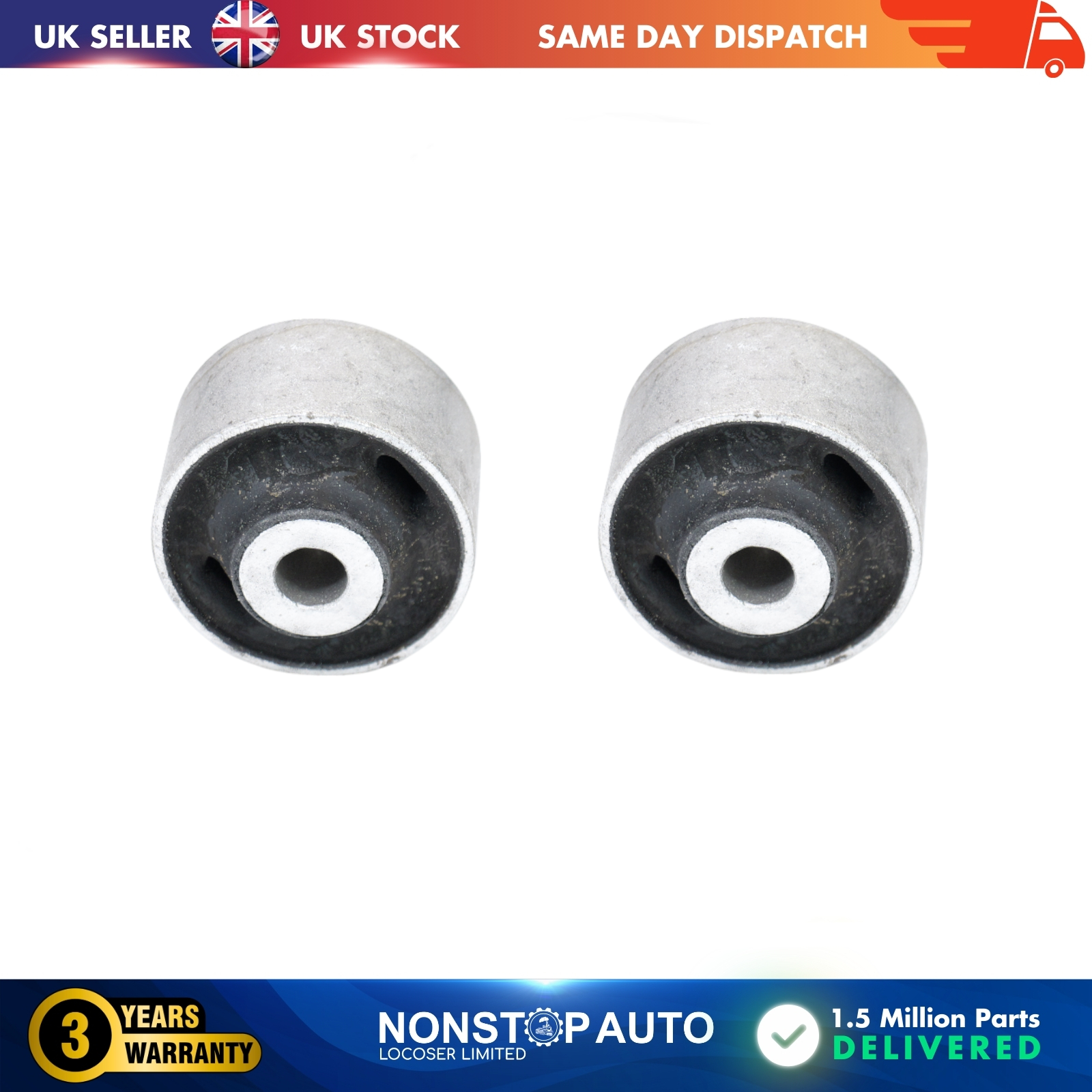 2X CONTROL ARMTRAILING ARM UPPER BUSH FOR AUDI A4 A6 A8 ALROAD SEAT EXEO SKODA SUPERB VW PASSAT 4D0407515C