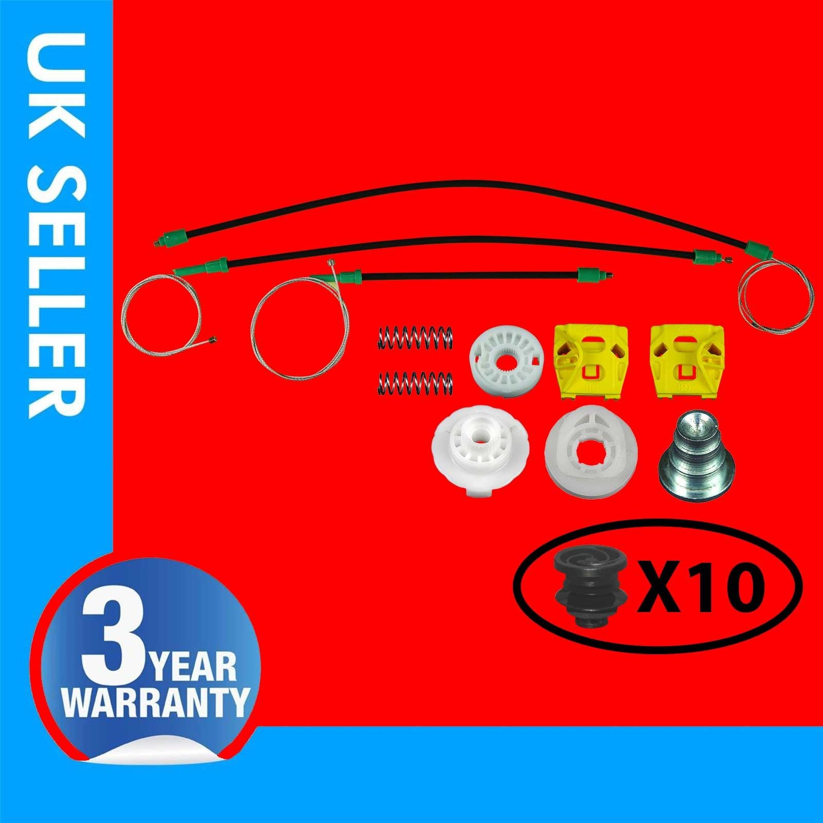 FOR VW GOLF BORA MK4 WINDOW REGULATOR REPAIR KIT