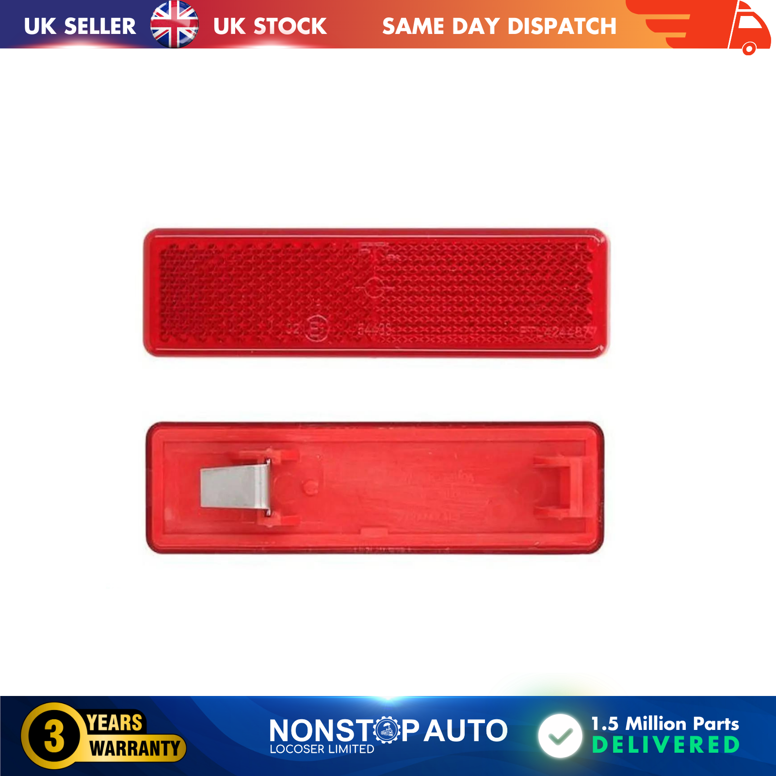 Rear Bumper Reflector Right or Left For NISSAN NV300 FIAT Talento 7700353184