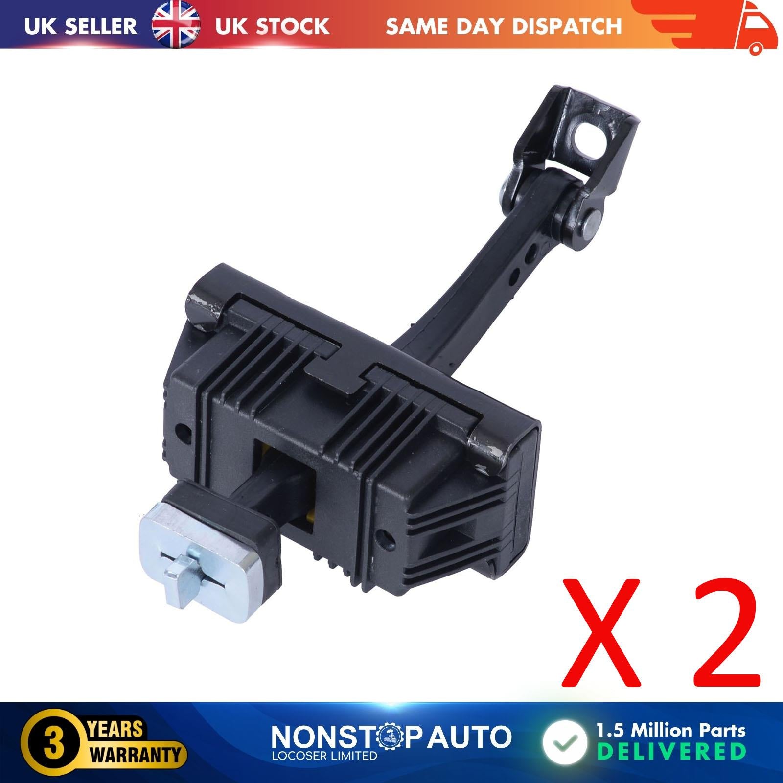 2 X Front Door Hinge Stop Check Strap Limitery Right and Left Side Fits BMW X5 E70 X6 E71 E72 51217141024