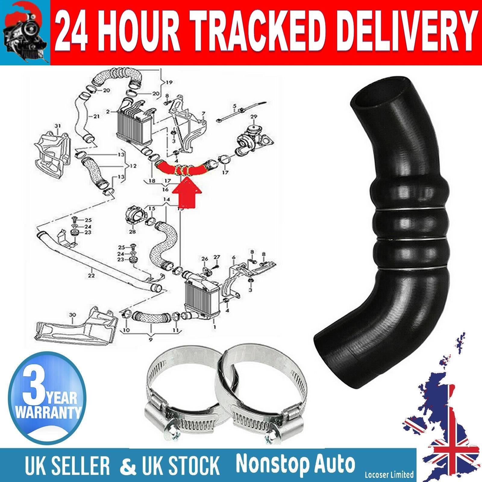 TURBO INTERCOOLER  HOSE PIPE FOR AUDI A6 2.0 TDI 4F0145738AE