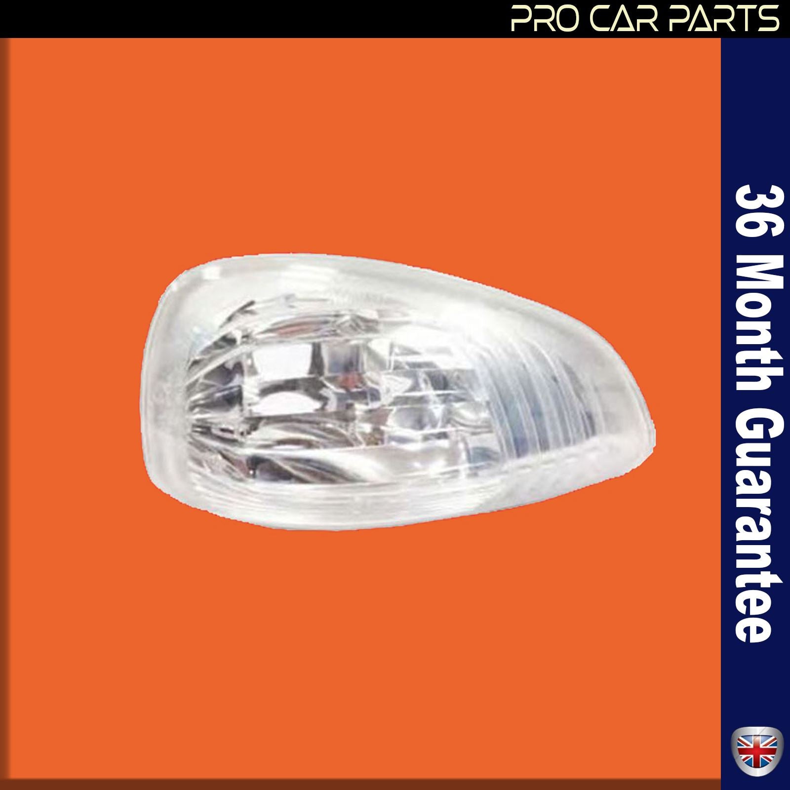 Renault Master MK3 wing mirror light side indicator lens clear / right side