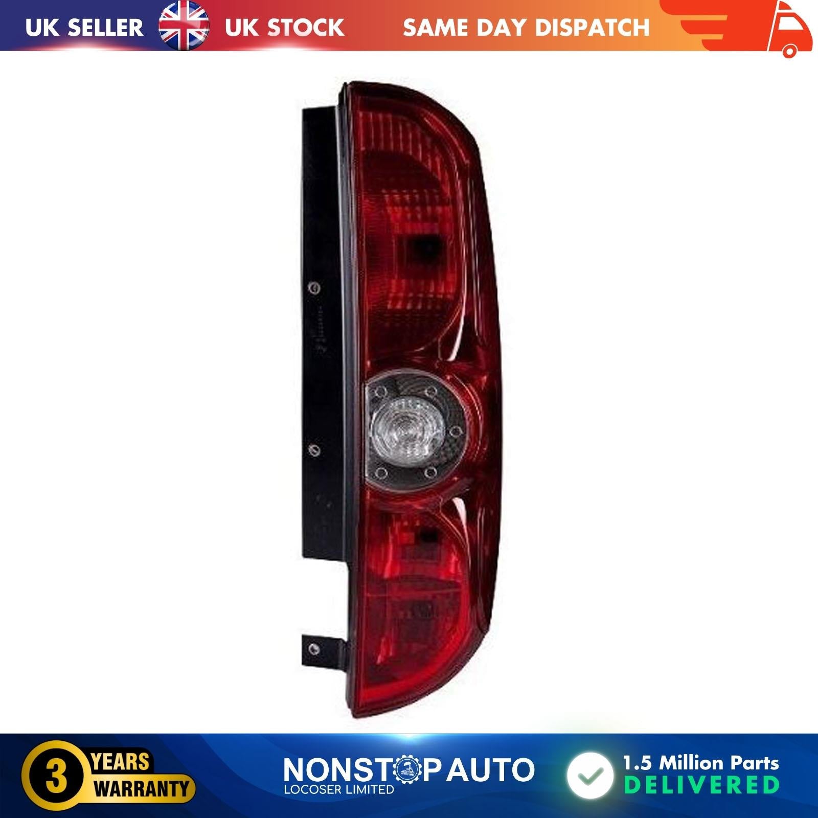 Rear Tail Light Lamp Right Side Fits VAUXHALL Combo  MK3 FIAT Doblo 51830564