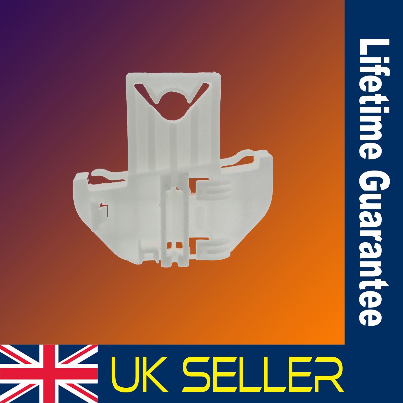 Fits Jaguar X Type Window Regulator Repair Kit Clip Rear Right Side