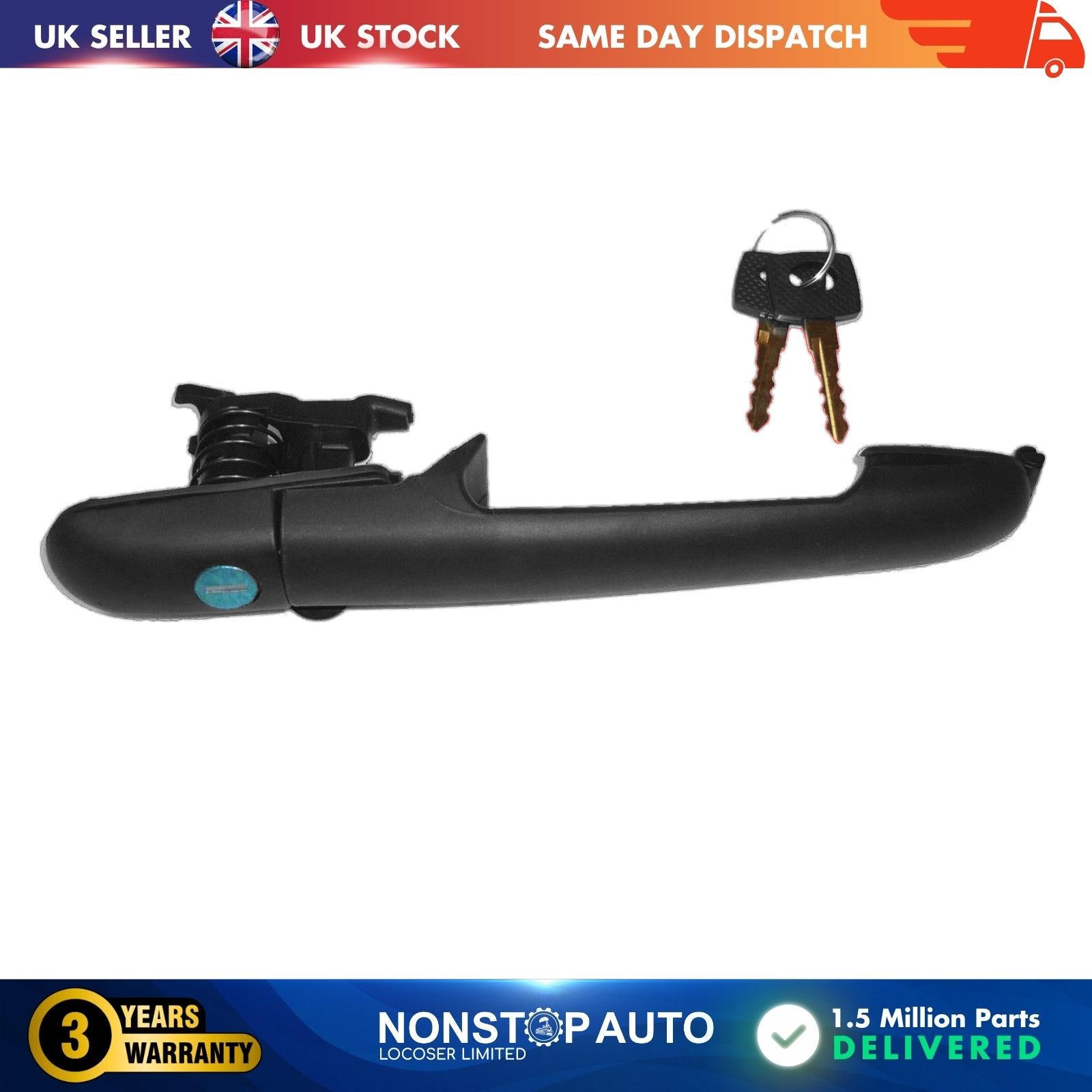 Exterior Door Handle Front Rear Right Left Lock with 2 keys for MERCEDES Sprinte