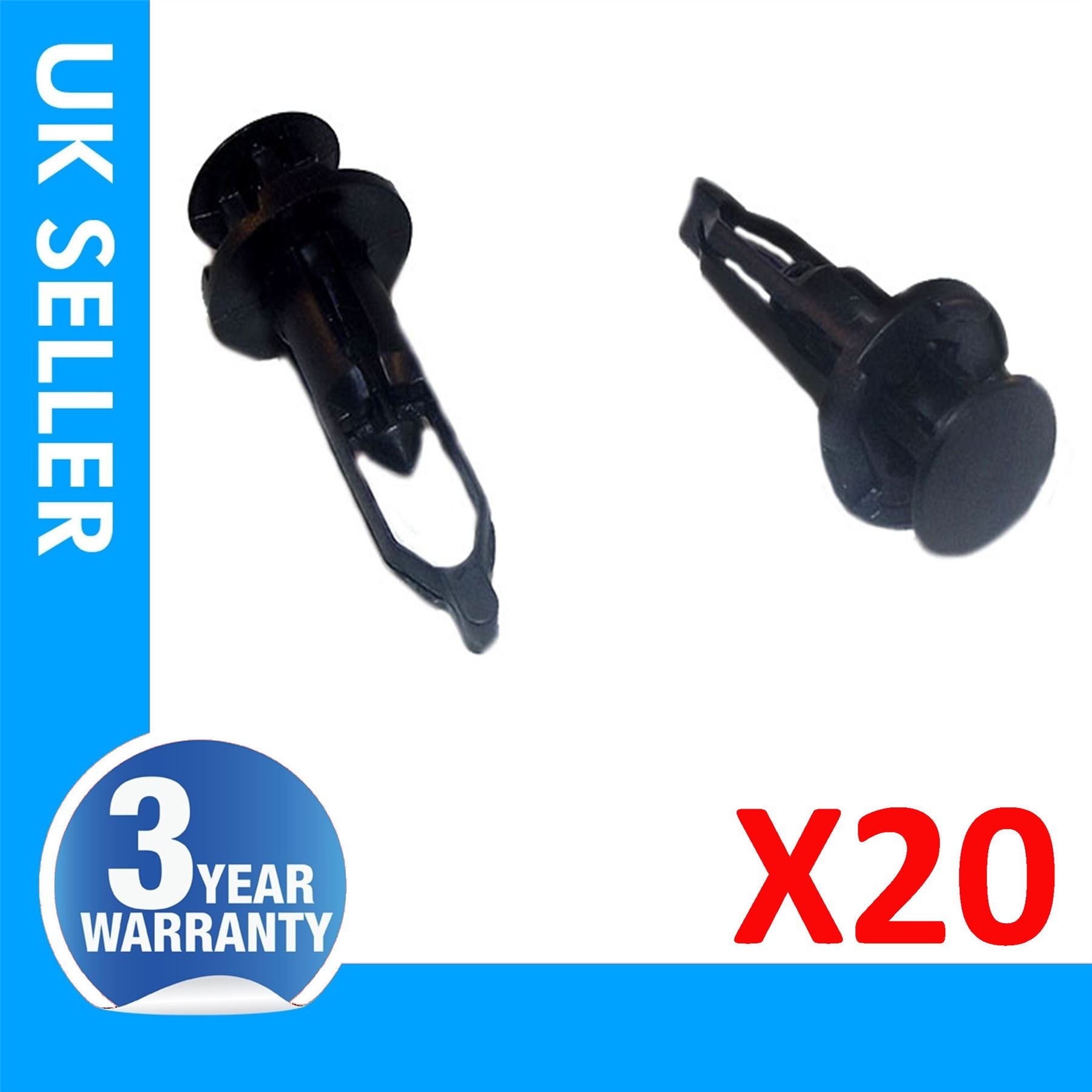 20X For Toyota Echo FJ Cruieser Bumper Grill Mud Guard Flap Rocker Cover Clips