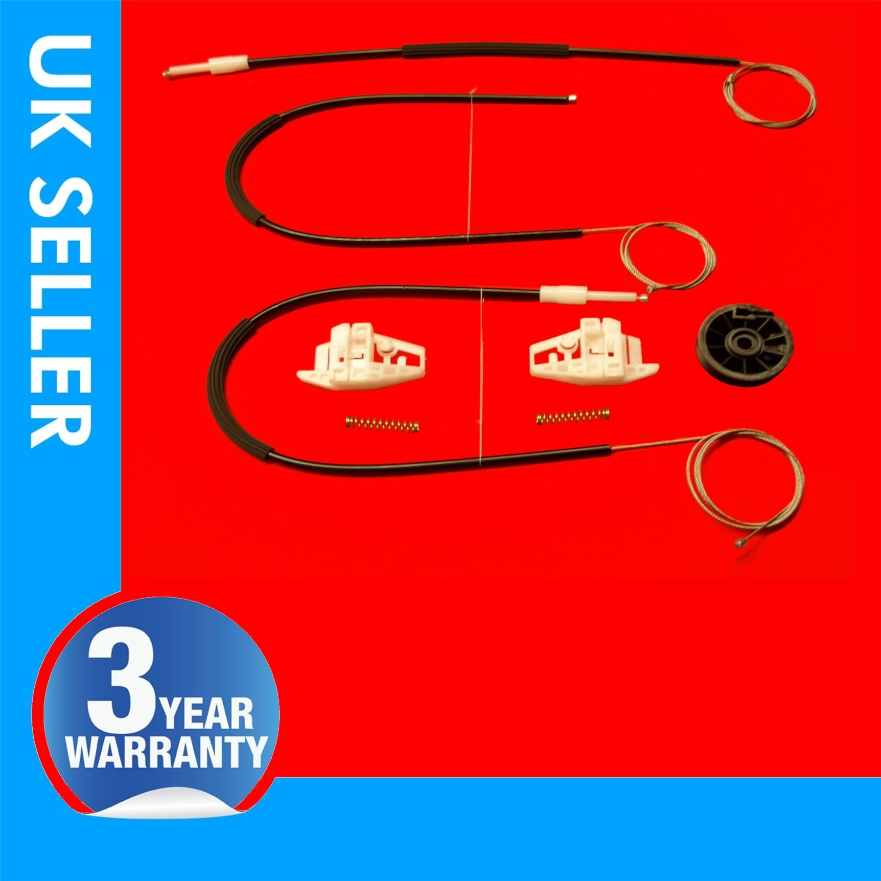 Fits RENAULT Megane II Window Regulator Repair Kit Front Right Side