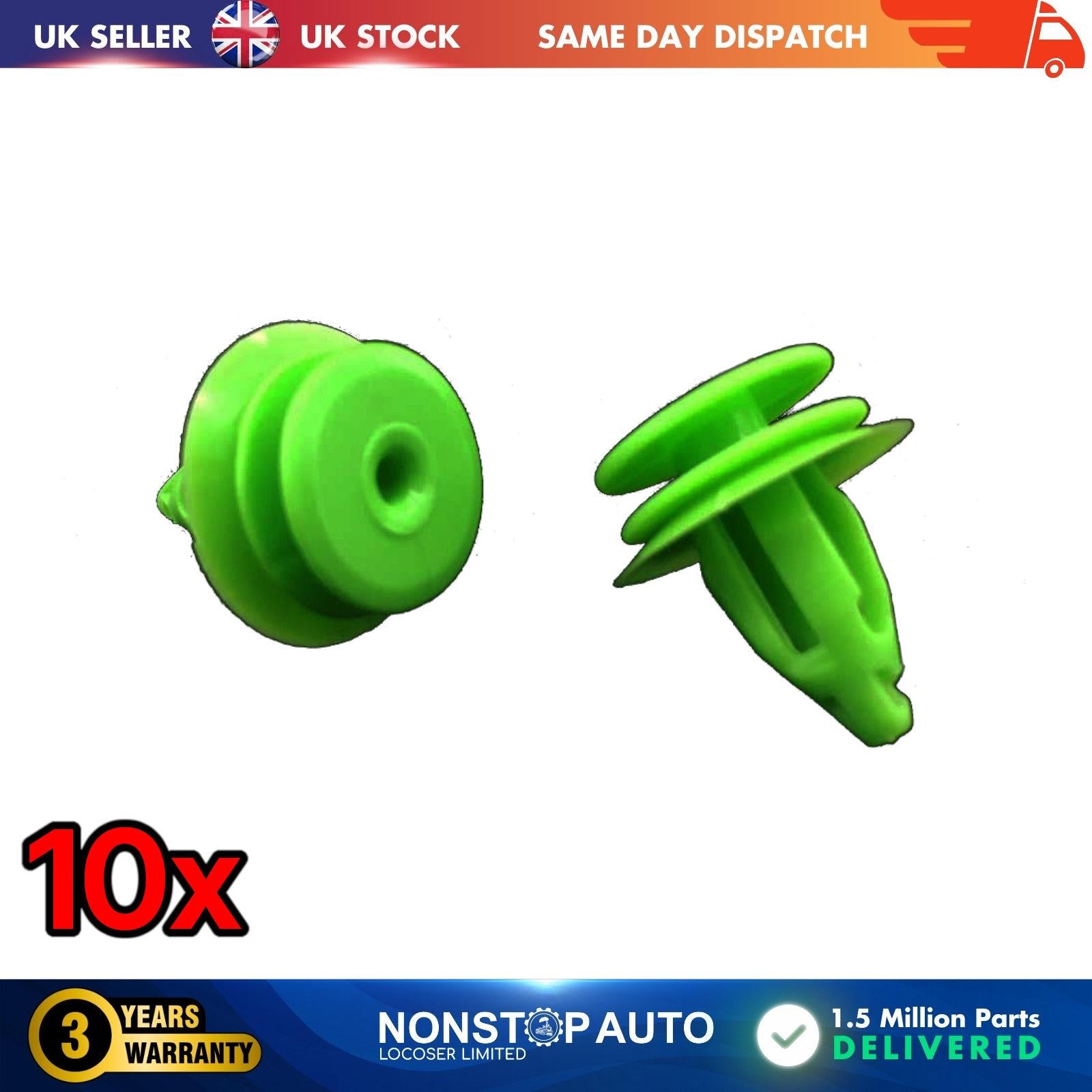 10X INTERIOR DOOR PANEL RETAINING TRIM Clips MERCEDES Gullwing Heckflosse SLR