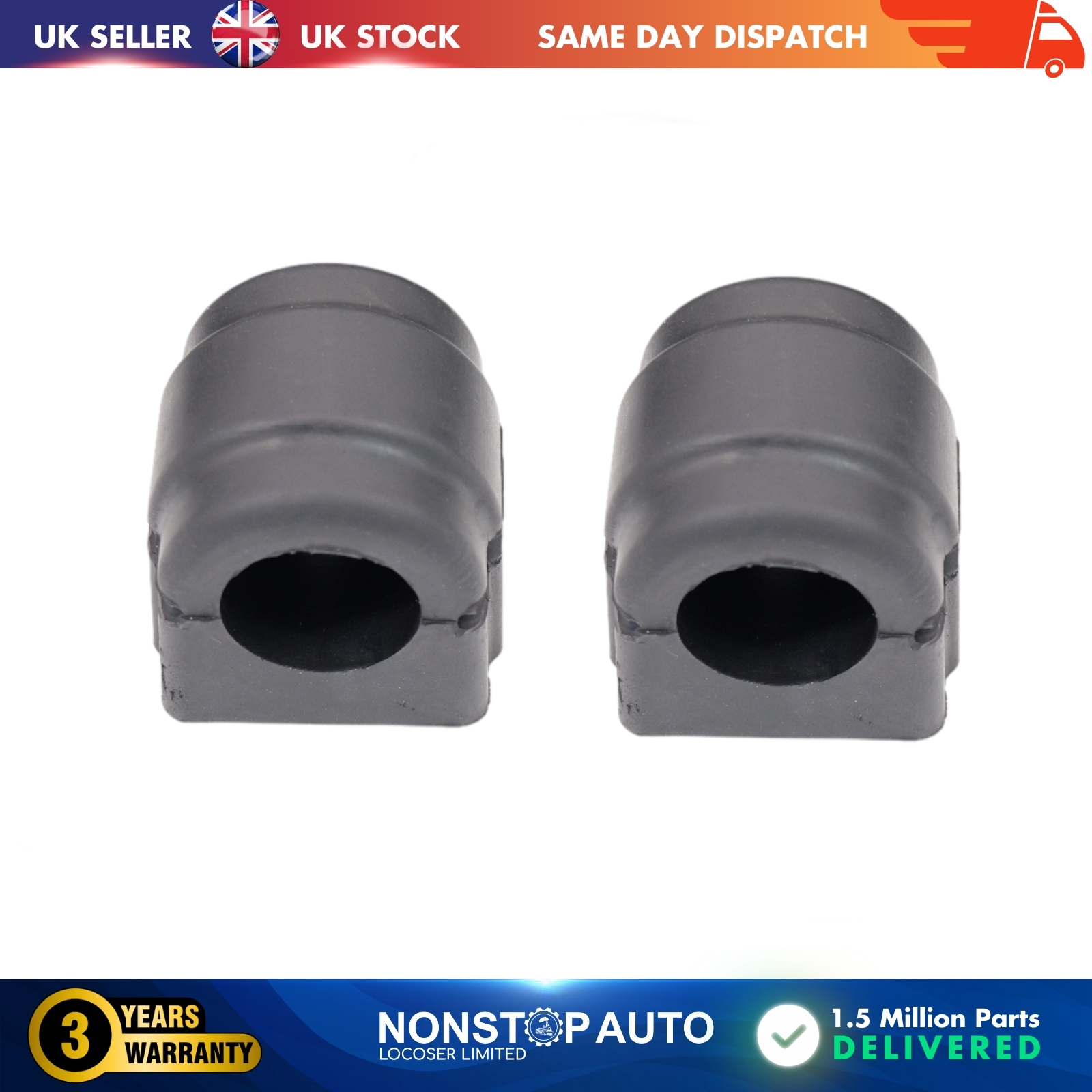 2X FRONT ANTI ROLL BAR BUSHES FOR RANGE ROVER III (L322) 3.0 D 4x4    RBX500160