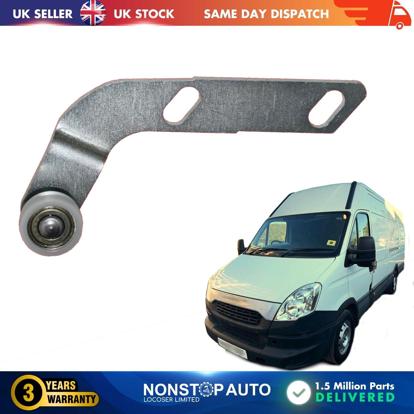 For Iveco Daily Sliding Door Roller Guide Hinge Bracket left side for UK vans