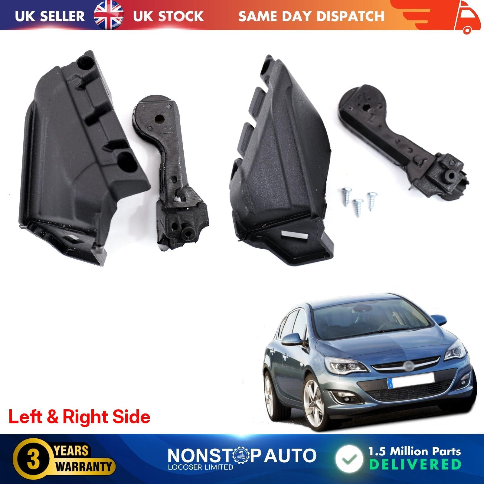 Headlight Repair Kit Bracket Mount Left & Right Fits Vauxhall Opel Astra J