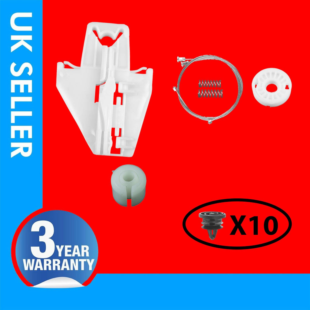Fits SKODA Fabia SEAT Toledo Leon Window Regulator Repair Kit Rear Left Side 1M0839461A 6Y0839461