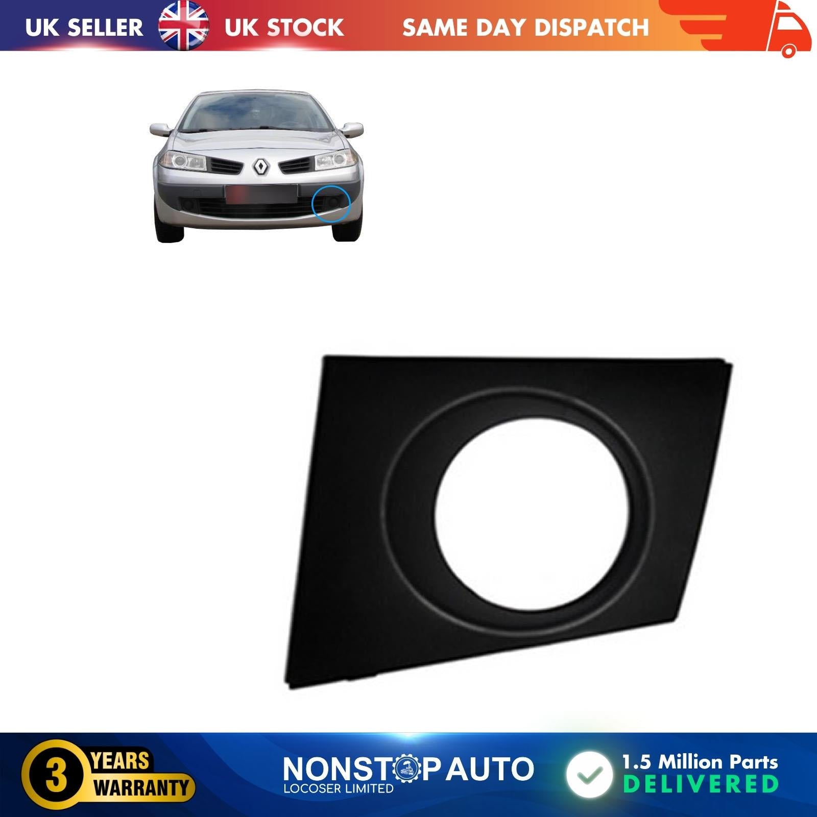 Fog LÄ±ght Grill Left Fits RENAULT Megane 7701476908
