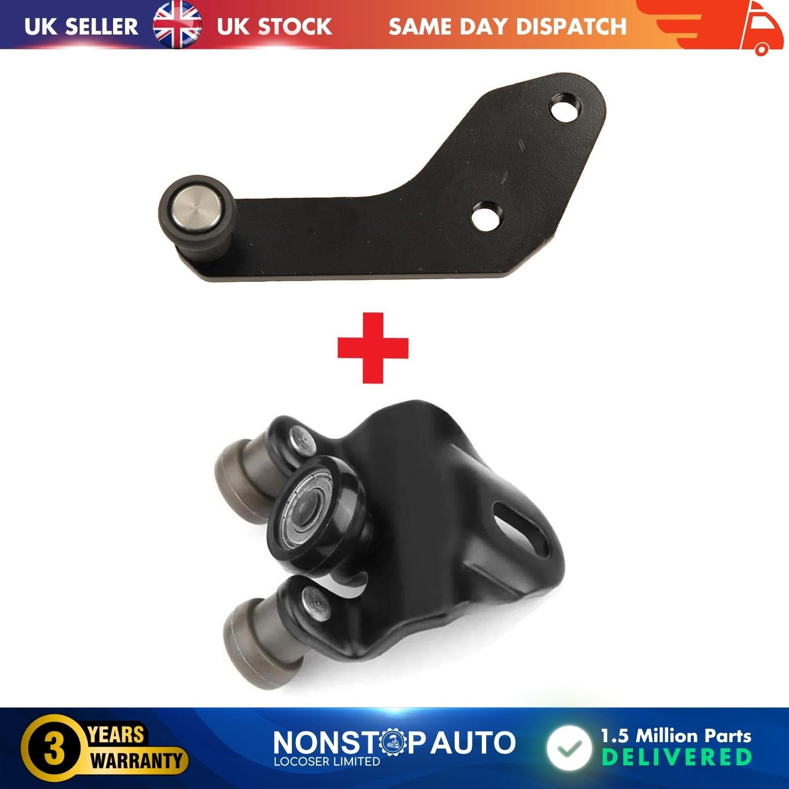 2X Sliding Door Roller Guide Hinge Bottom and Top Left For FORD Transit MK6 MK7