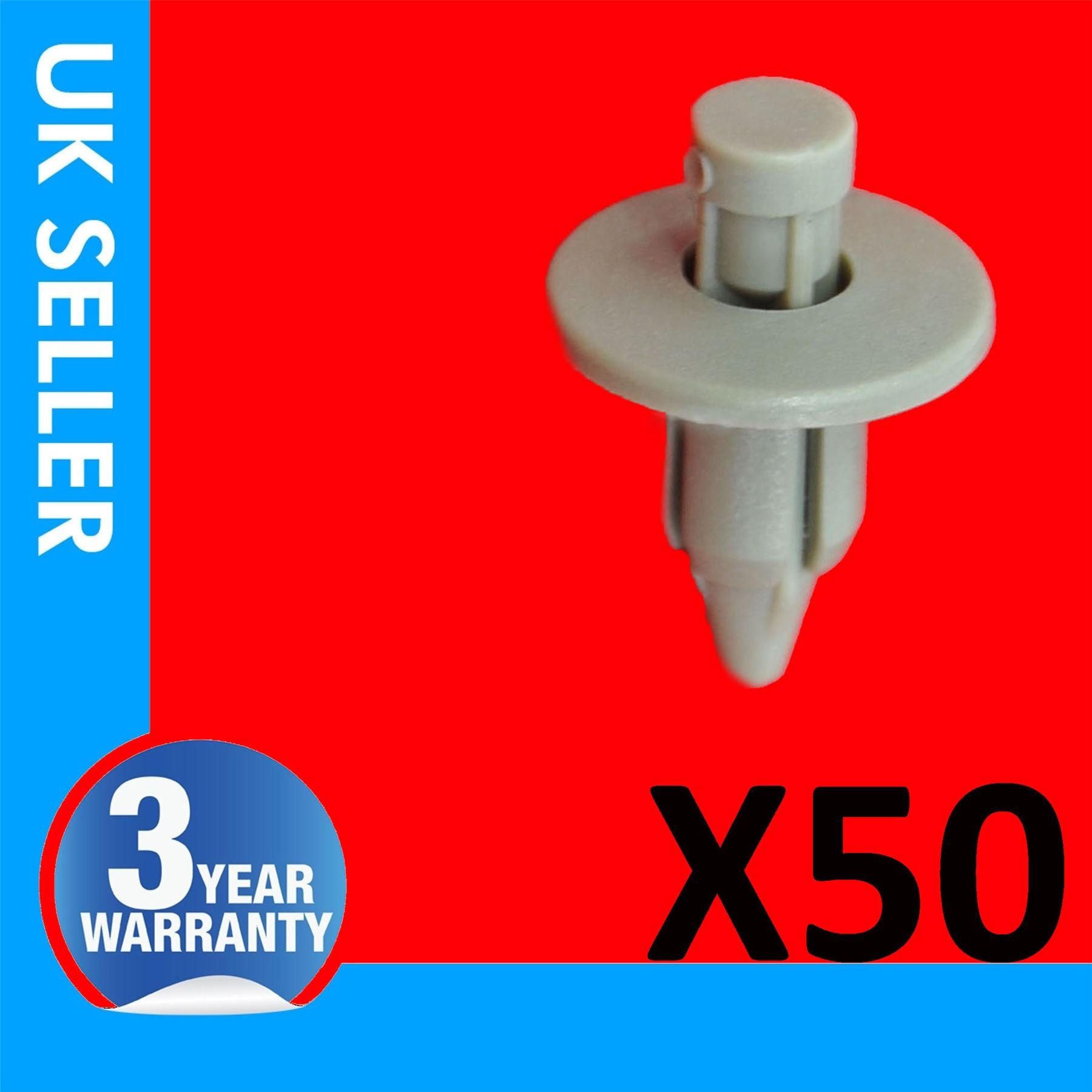 50X For Toyota Hyundai Suzuki Mazda Side Moulding Panel Clips 0940907308T01