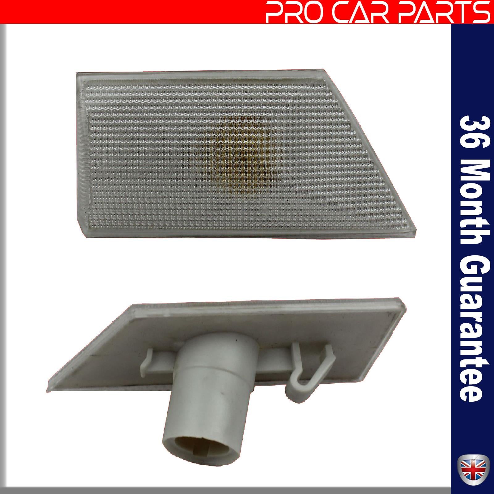Bumper Light  & Side Indicator Repater Lens Left Side For Vauxhall Opel Vectra C Signum 1226021